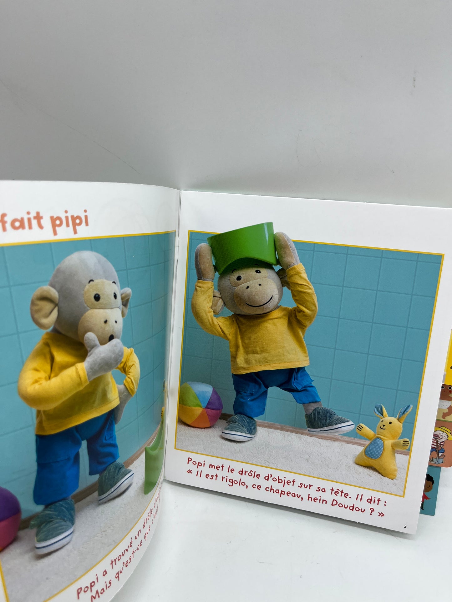 livre d’activité Magazine POPI Petit Ours brun sur le pot thème la propreté Neuf !