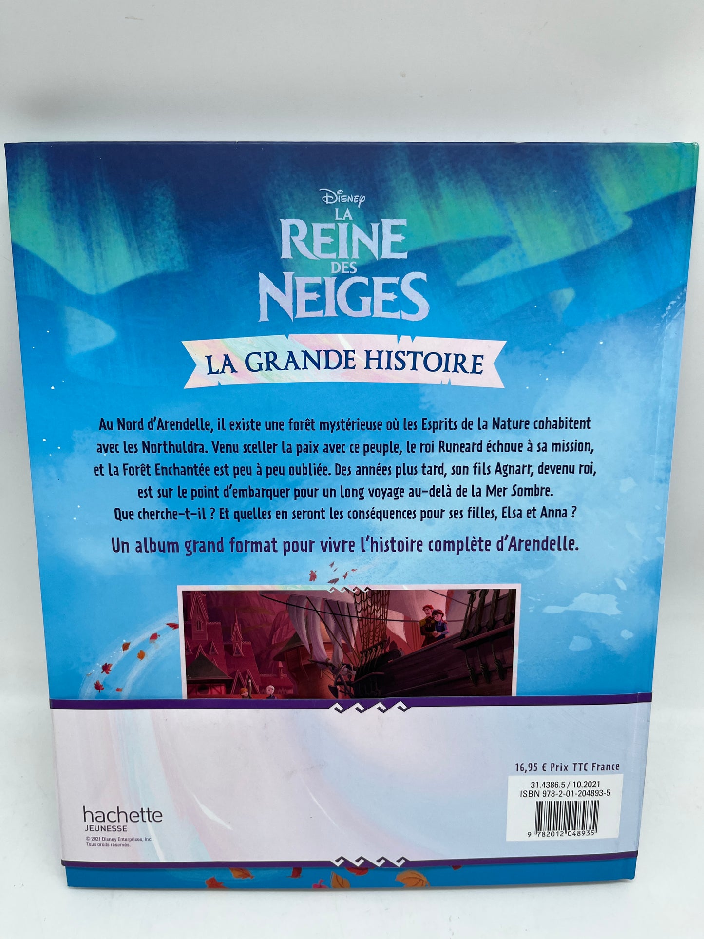 Livre Histoires grand Format Disney Princesse la Reines des neiges La grande histoire Disney Neuf