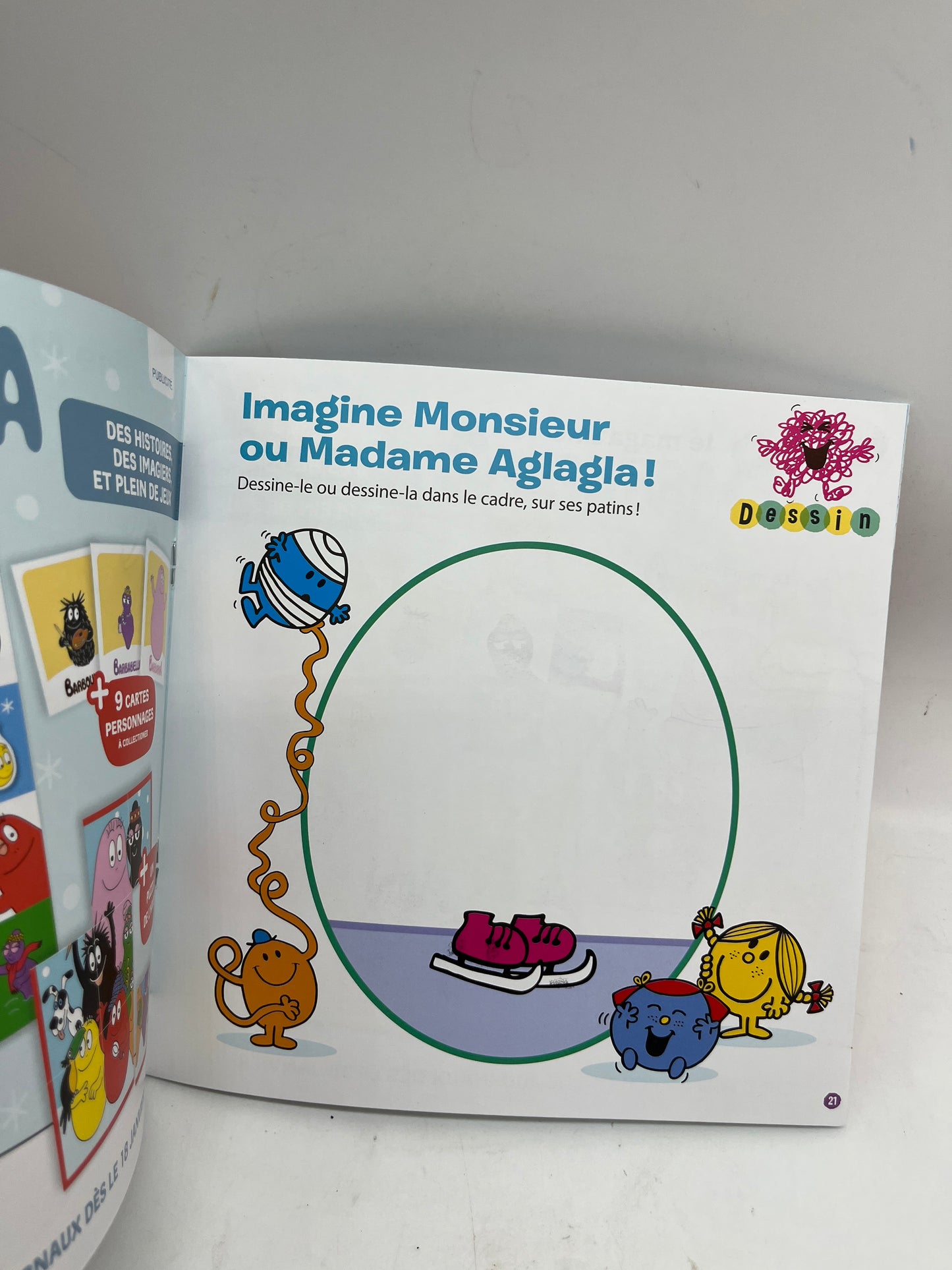 Livre d’activité Magazine Le journal des Monsieur Madame Mme Magie au pôle Nord Neuf