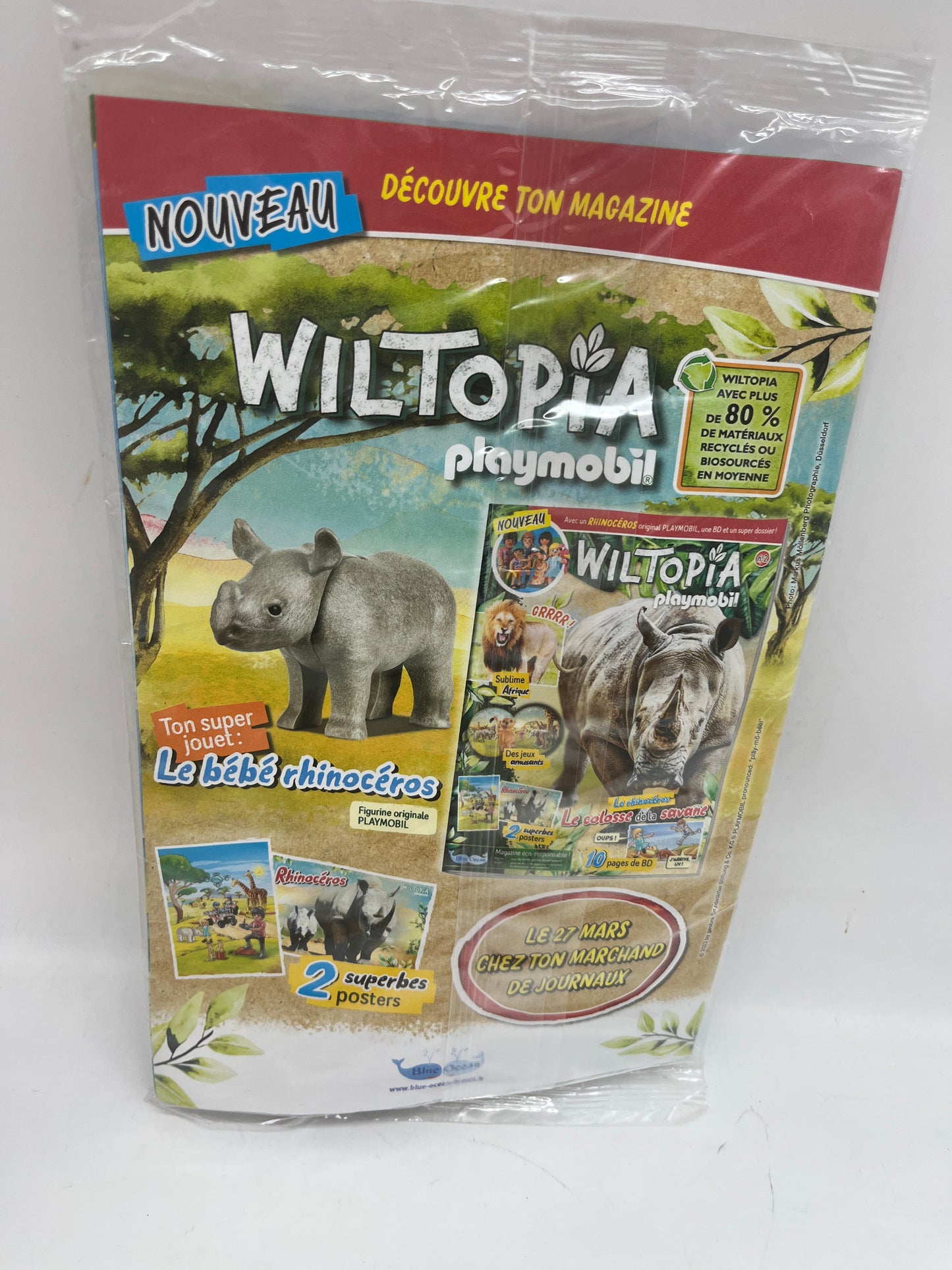 Livre D’activité magazine Playmobil Comics Mag avec sa figurine Ouvrier de Chantier avec accessoires jamais ouvert Neuf