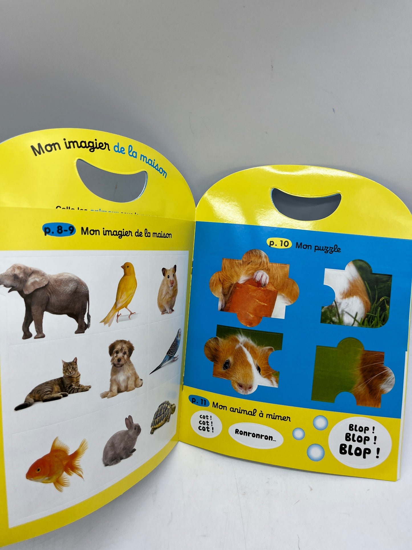 Livre d’activité Magazine Kolala Hors série numéro 6 imagier thème Les animaux de la maison Neuf