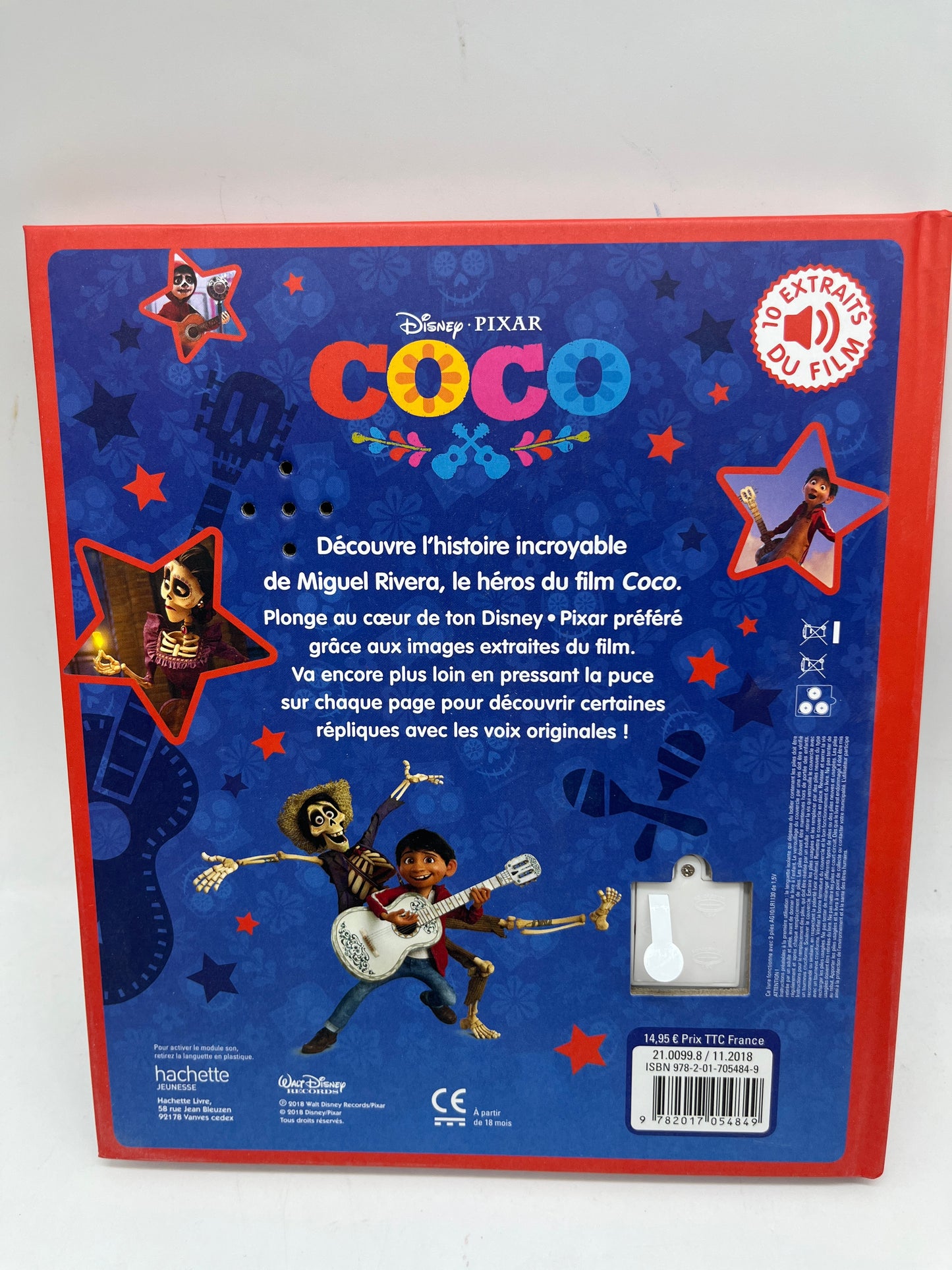 Livre Sonore Coco Comme au cinéma Lis et écoute l’histoire du film 10 extraits du film neuf sous blister