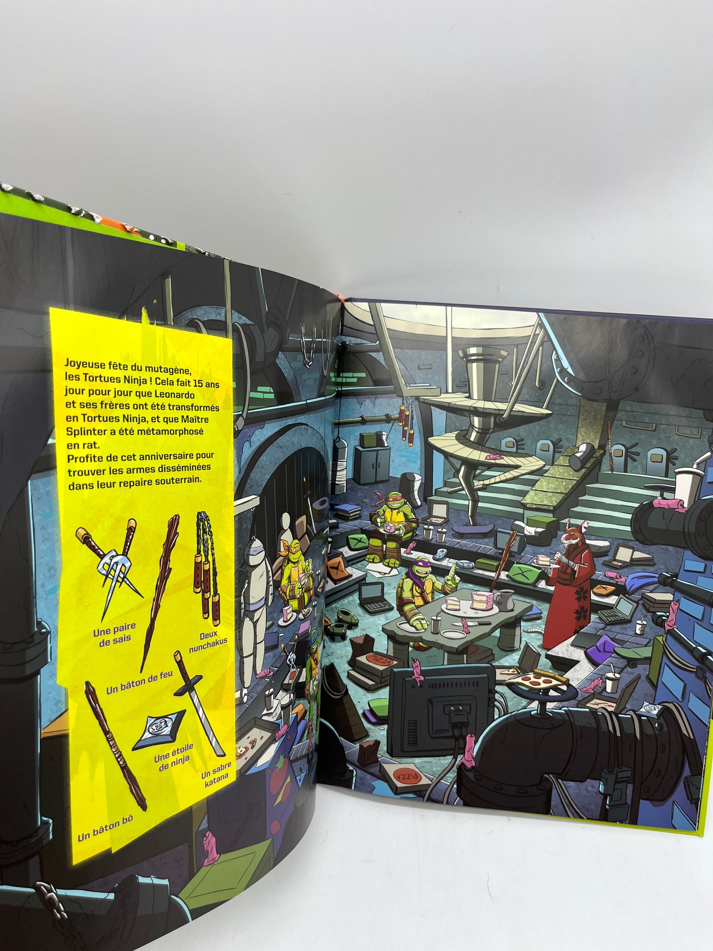 livre Cherche et trouve Les tortues Ninja teenages mutan ninja turtles Neuf