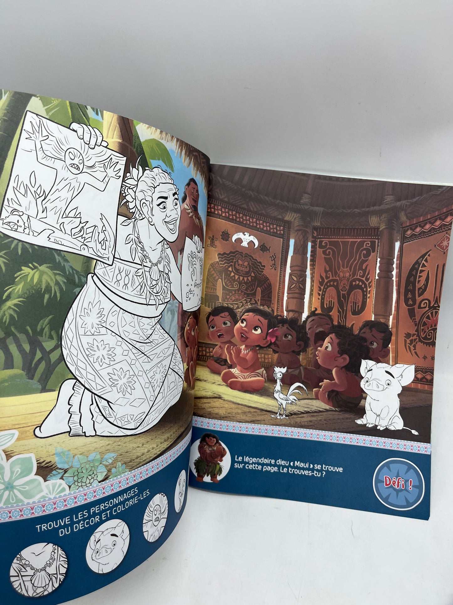 livre Cherche et trouve colorie thème Disney Princesse Vaisna à colorier Neuf
