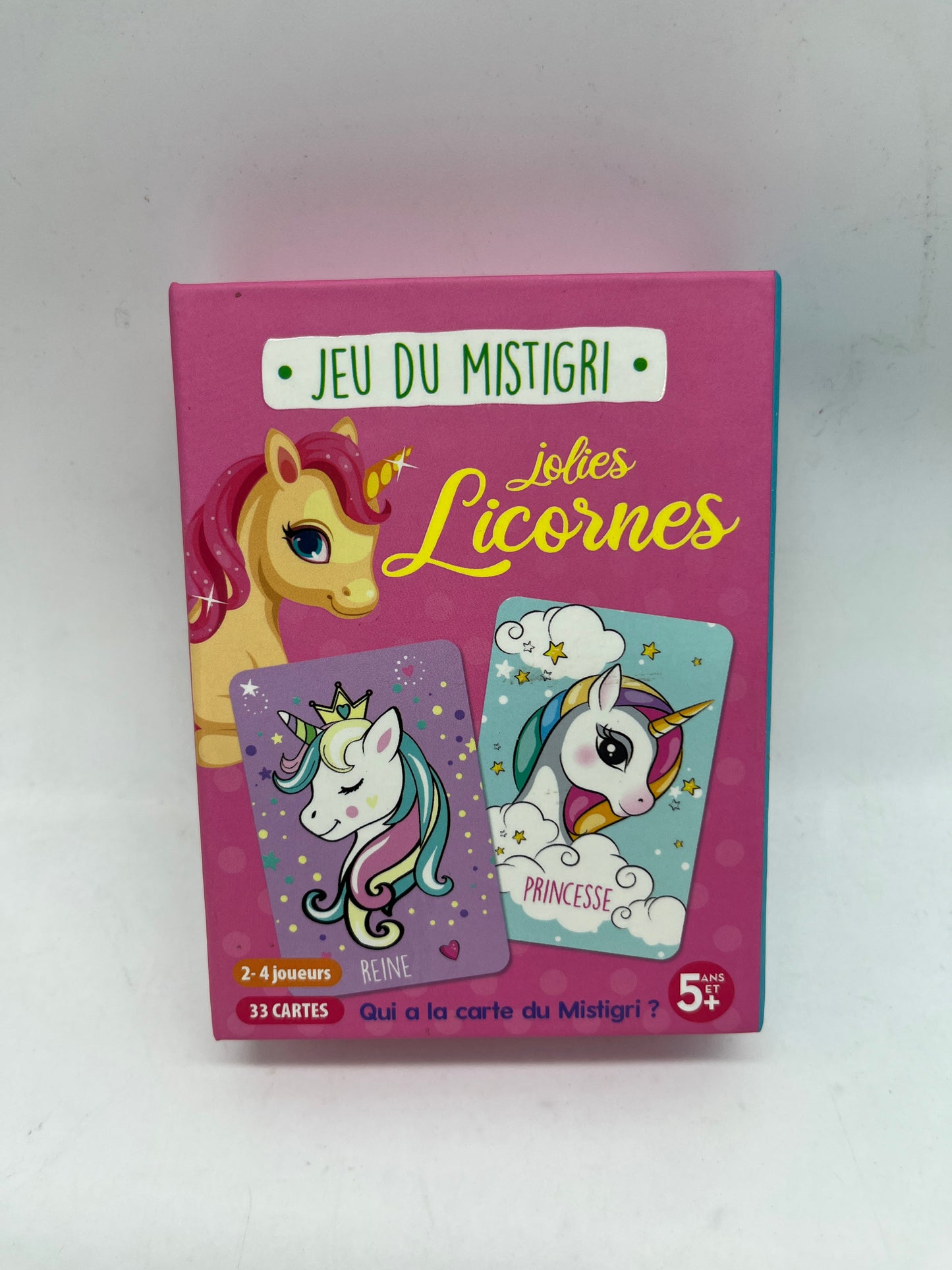 Jeu de société Jeu Mistigri jolies Licornes avec ses 33 cartes ! Jeu de stratégie malice et mémoire Neuf