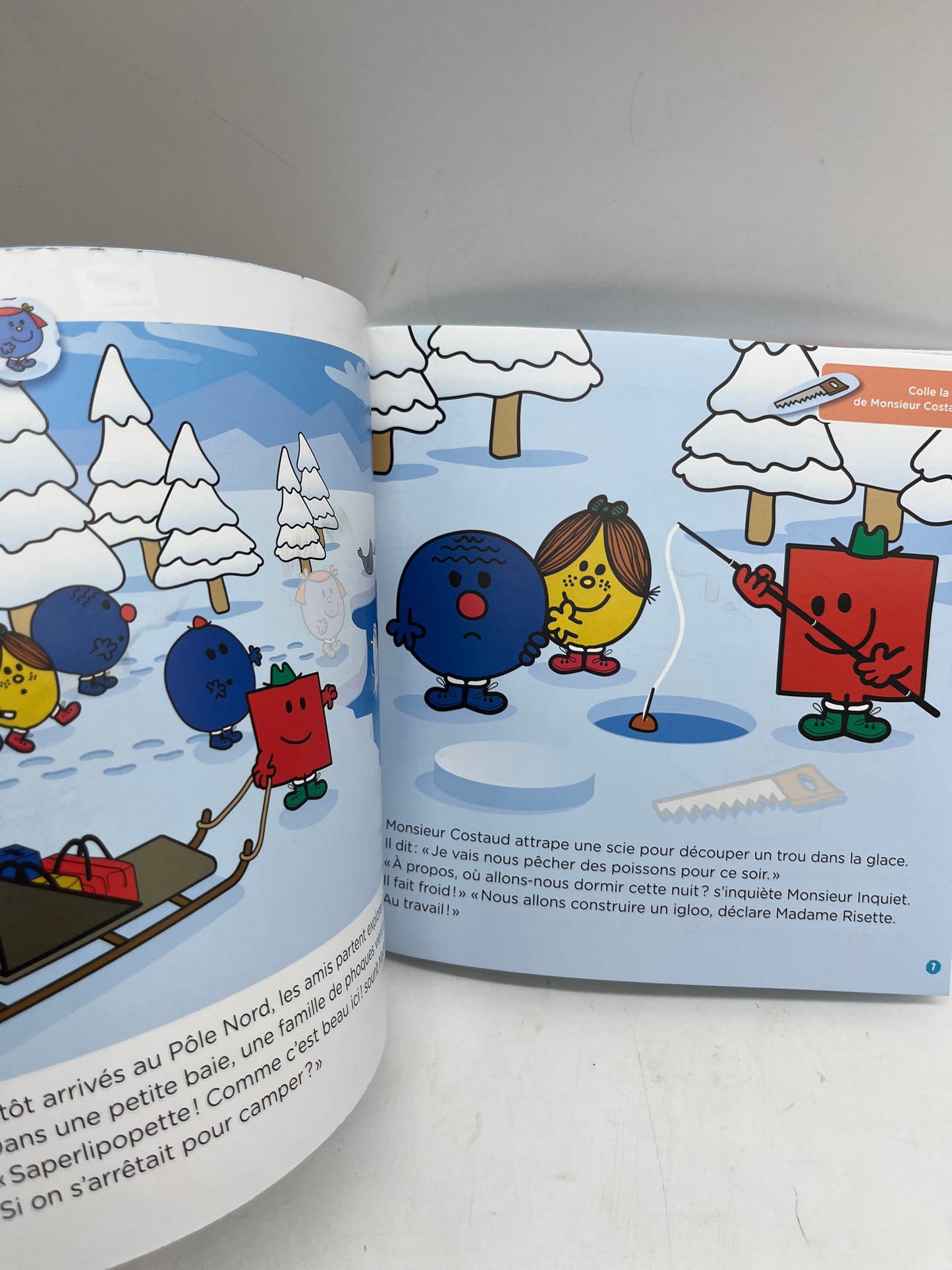 Livre d’activité Magazine Le journal des Monsieur Madame Mme Magie au pôle Nord Neuf