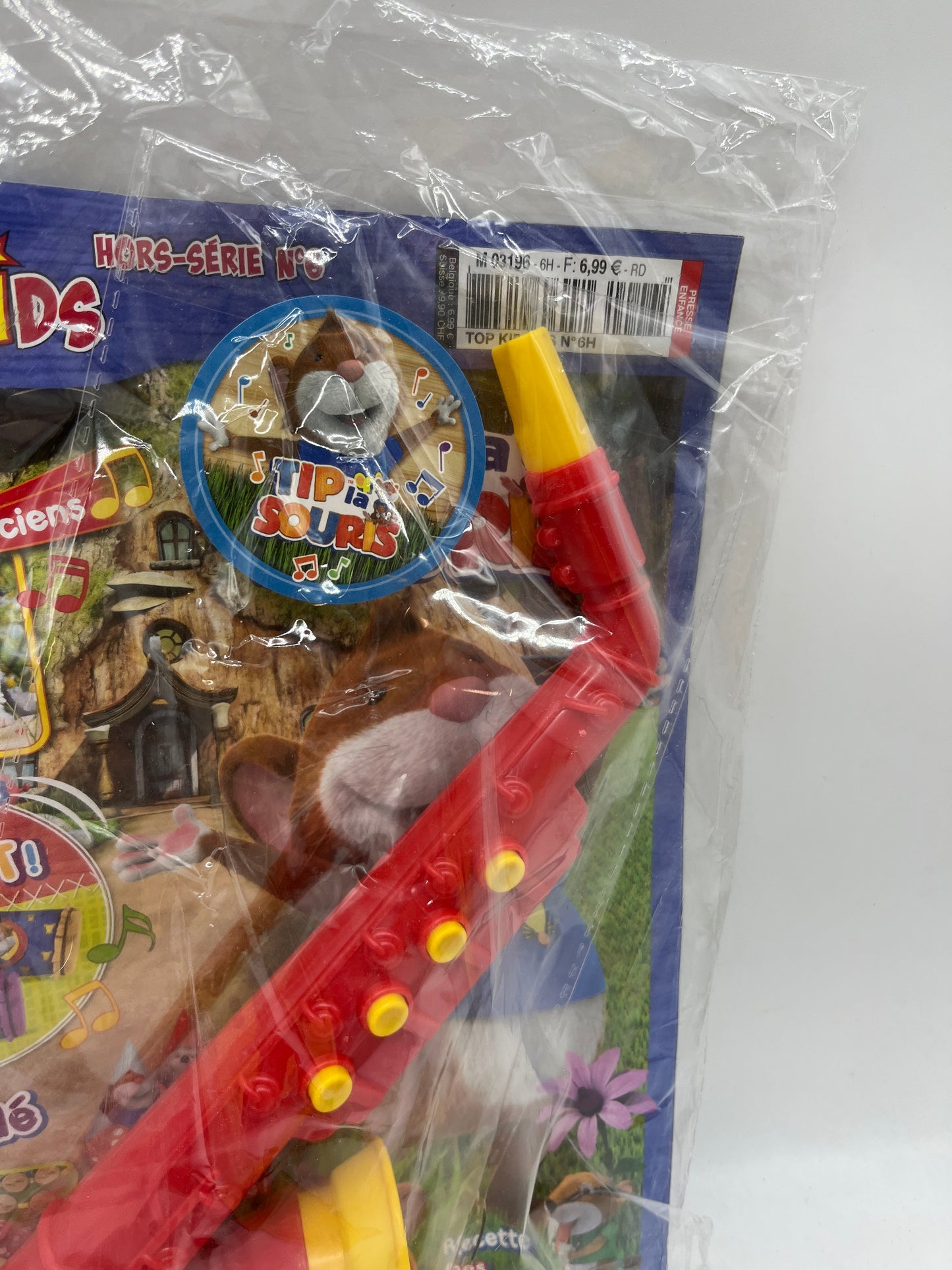 Livre d’activité magazines Top Kids spécial Tips la souris avec son instrument saxophone Neuf