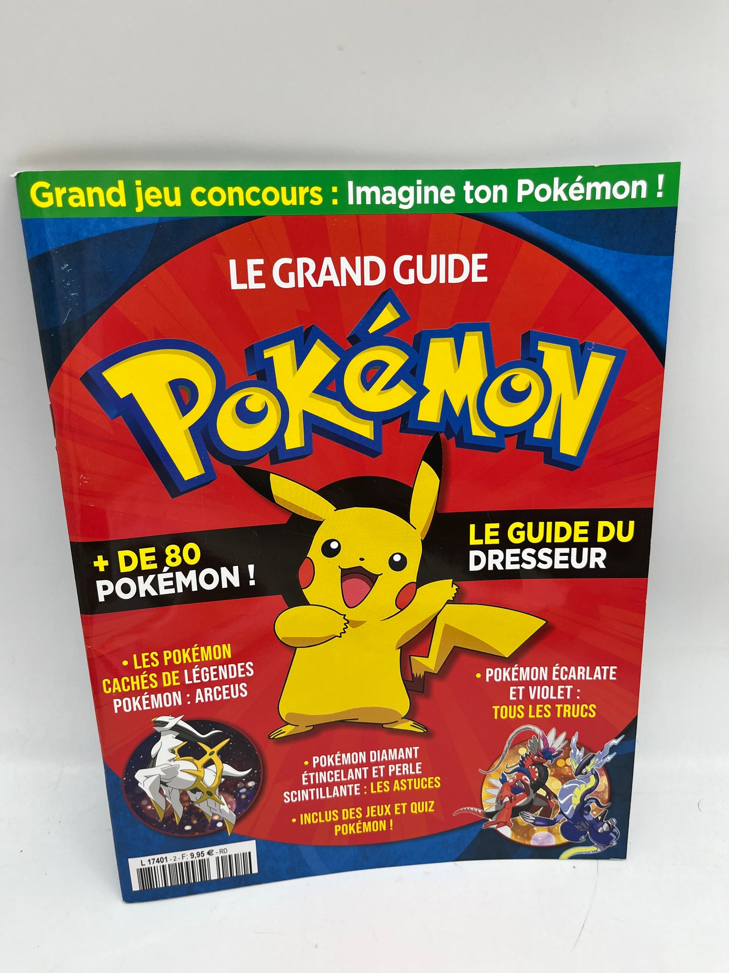 Livre d’activité Magazine Le grand guide Pokémon le guide du dresseur avec + de 80 pokemon Neuf !!