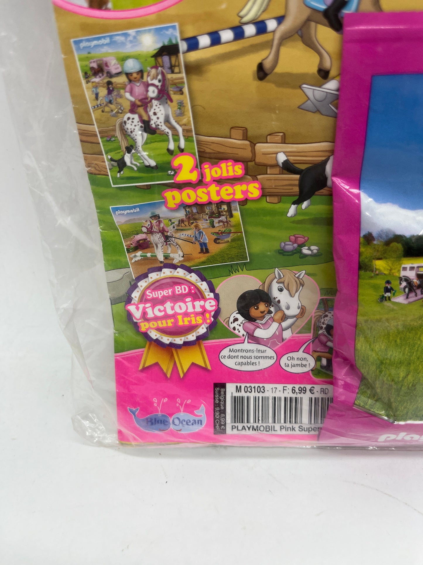 Livre D’activité magazine Playmobil girls avec sa figurine eclair le cheval jamais ouvert Neuf
