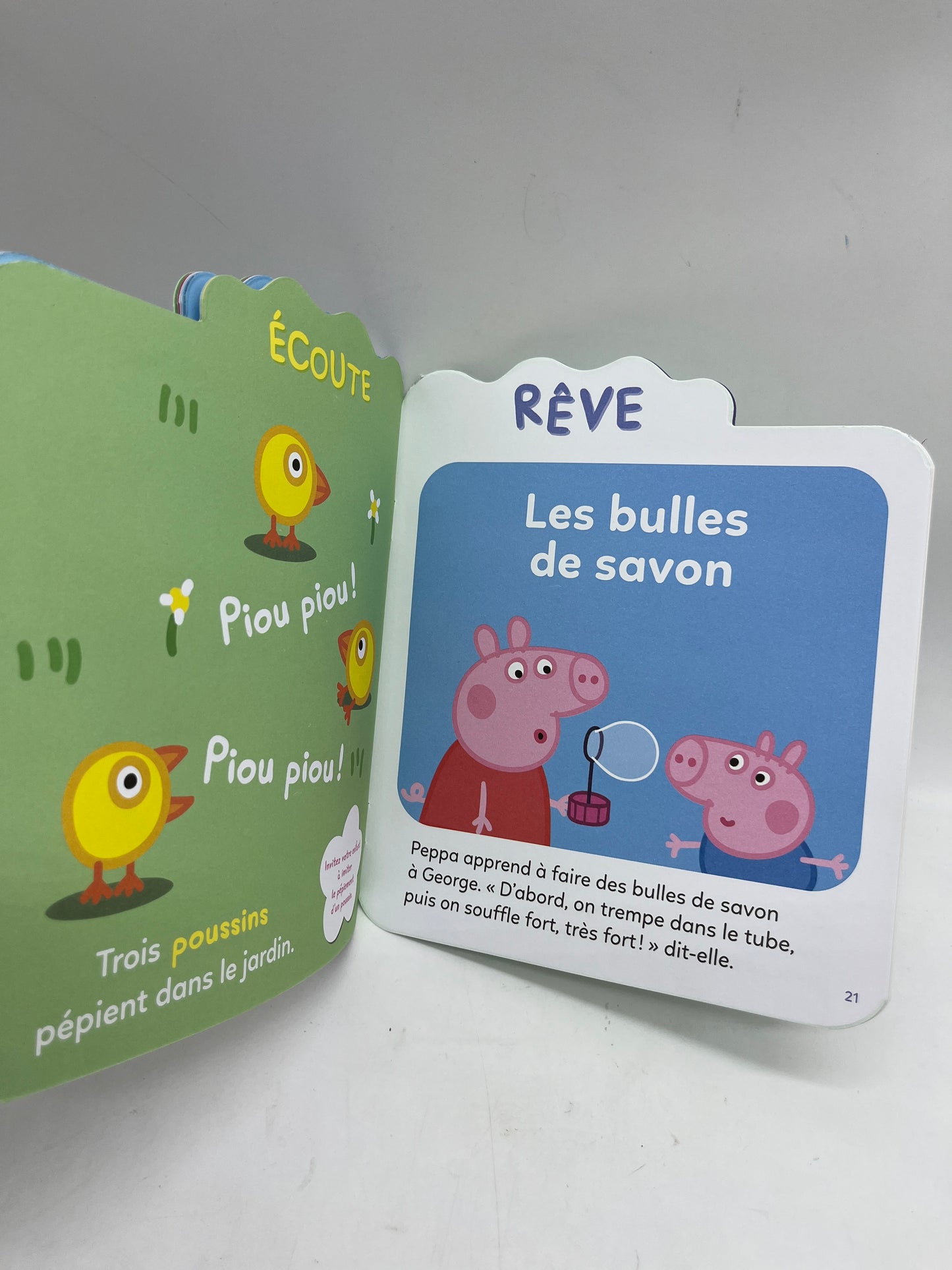 Livre d’activités Magazine À petit pas avec Peppa pig dès 1 ans avec gommettes jeux histoire Neuf