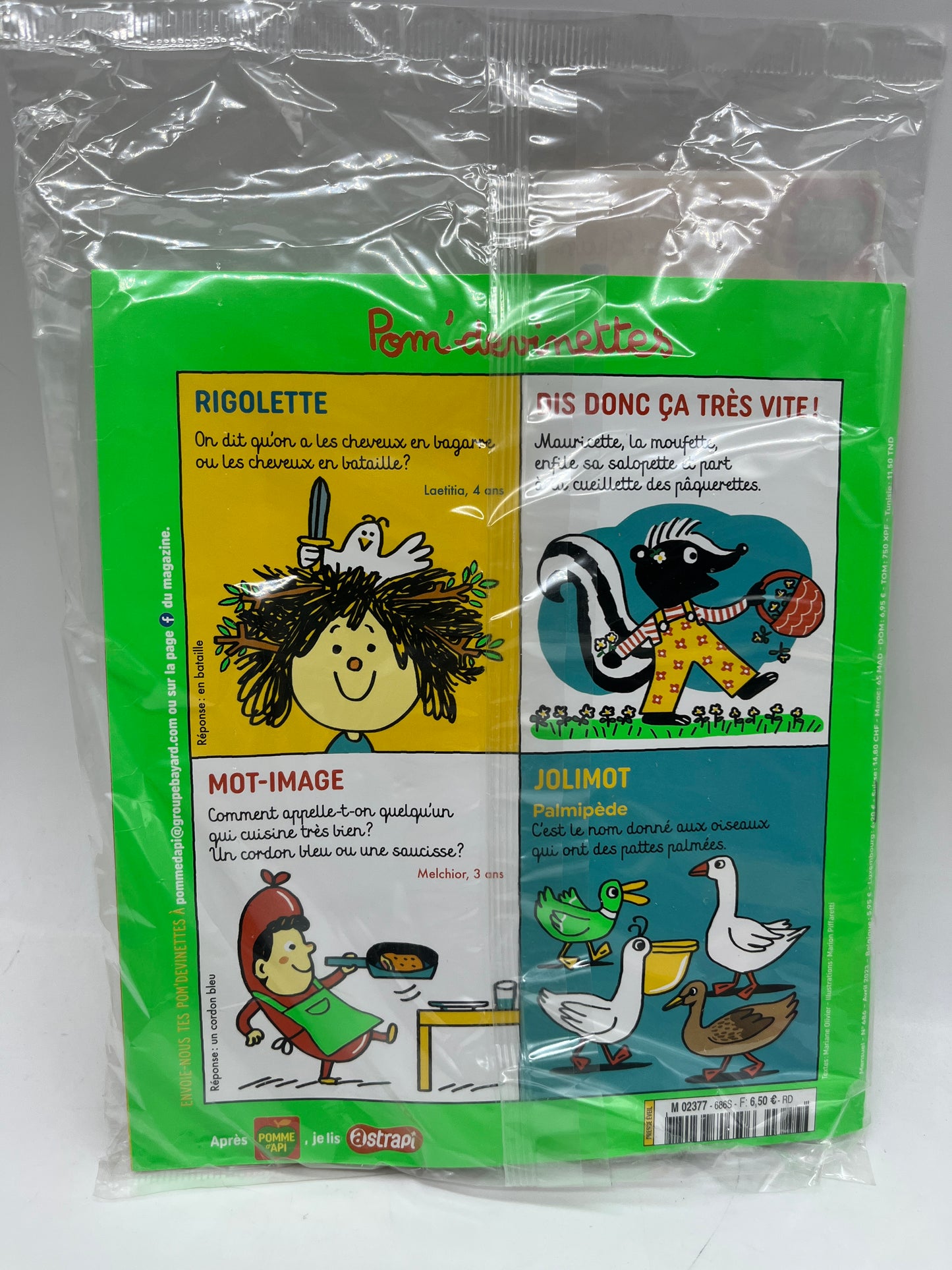 livre d’activité Magazine Pomme d'api Sam Sam avec son jeu d’assemblage La famille de Petit Ours brun Neuf !