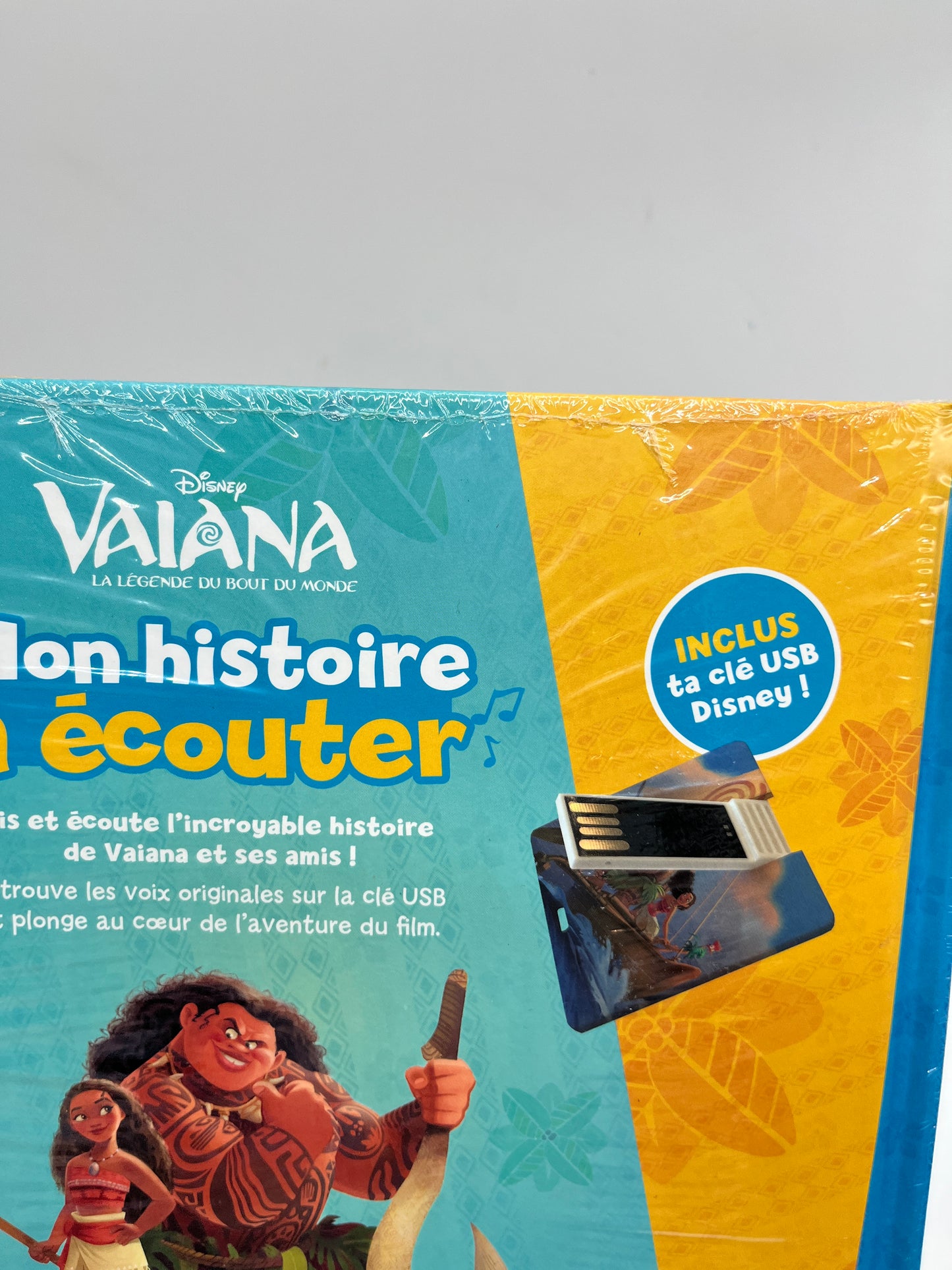 Livre Sonore Princesse Vaiana mon histoire à écouter avec sa clé usb Lis et écoute l’histoire du film neuf sous blister