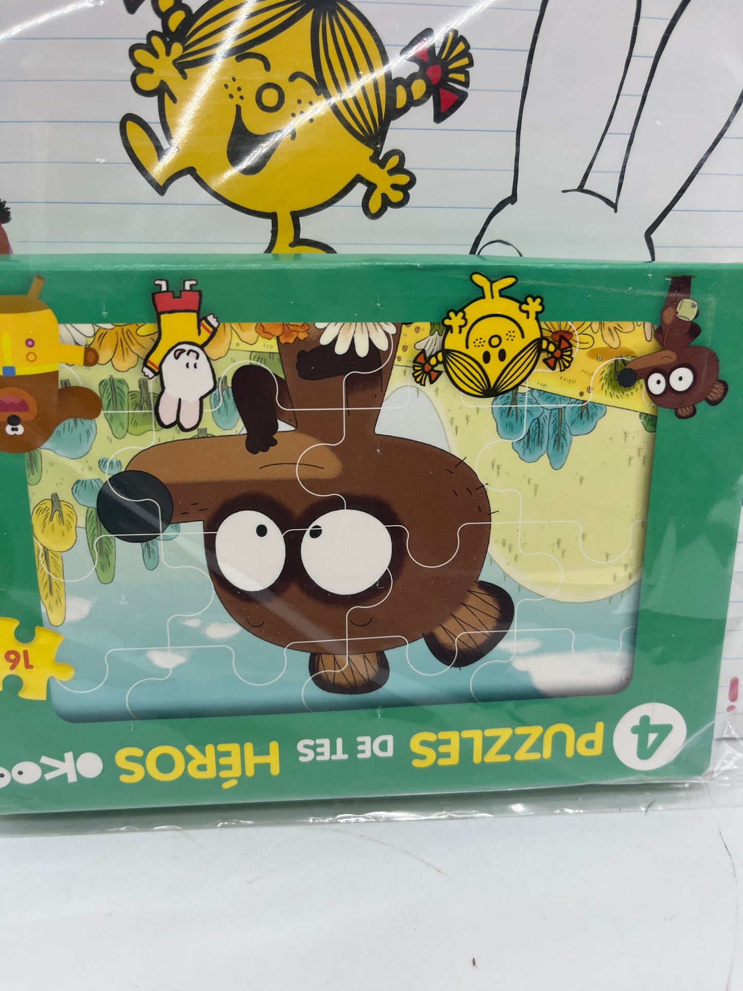 magazine livre d’activité Des p’tit heros Okoo Pig tchoupi zou avec ses puzzles spéciale maternelle Histoires jeux activtés !