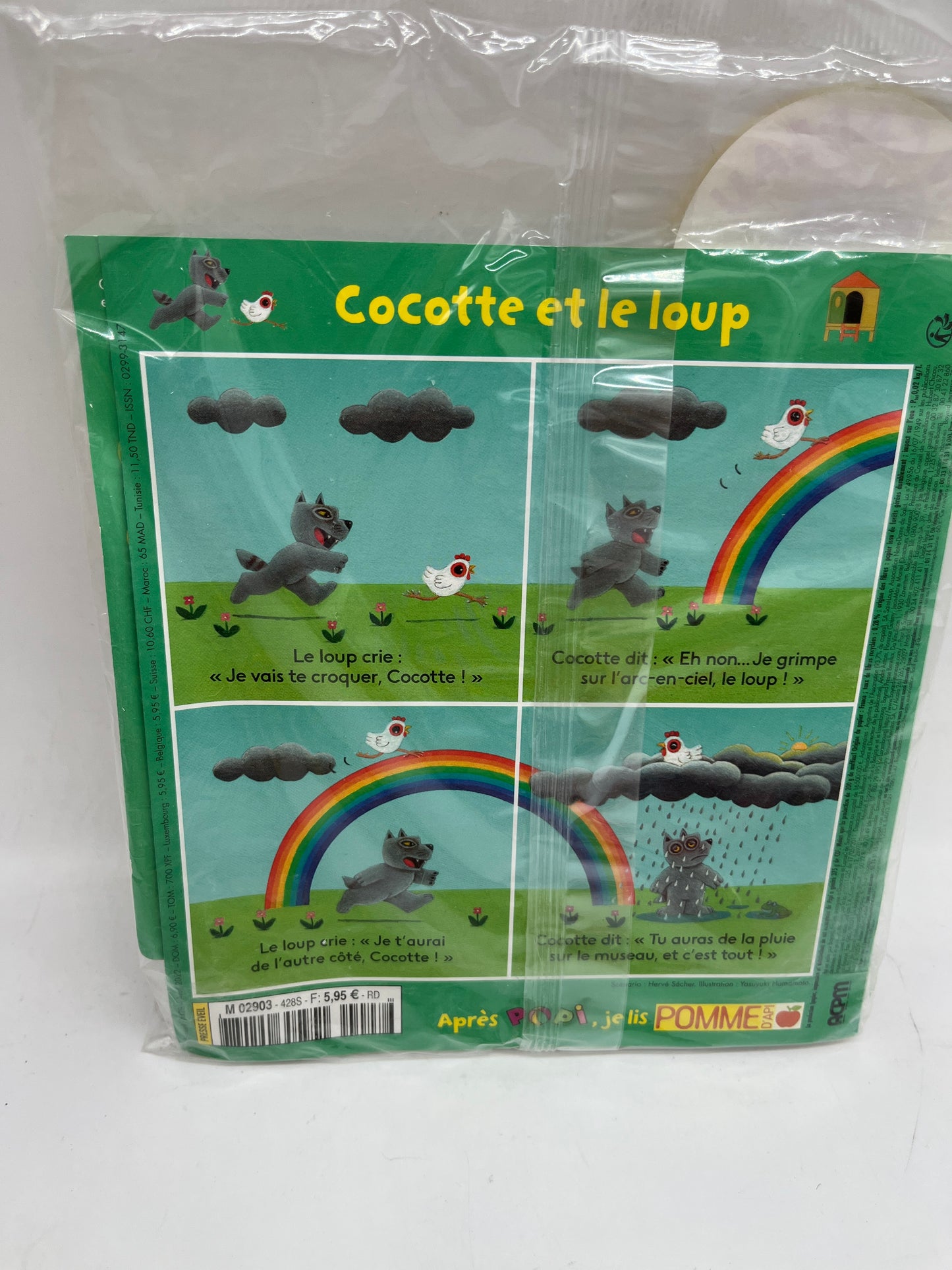 livre d’activité Magazine POPI spécial printemps avec son jeu de forme Neuf !