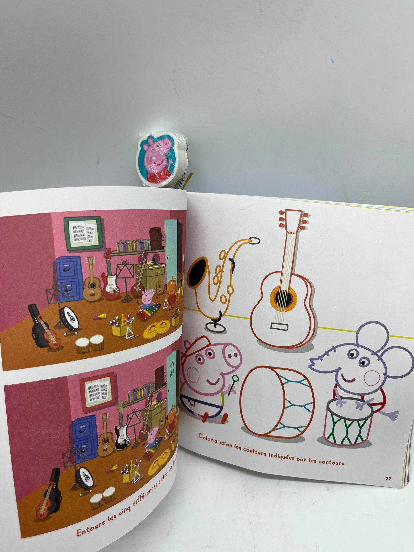 Livre d'activité 3- 6 ans 100% jeux Peppa pig Neuf avec son crayon Histoire jeux Thème Hiver Neuf