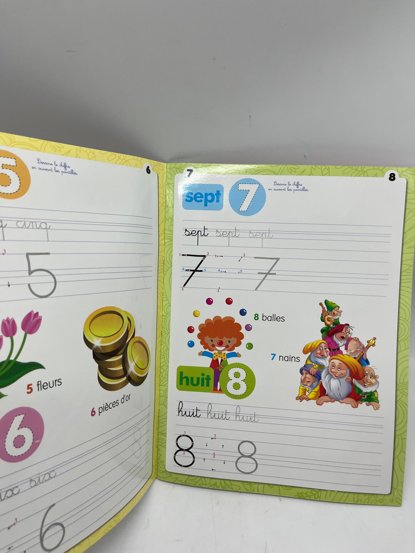 livre d’activité exercice Les nombres de 1 à 50 avec son marqueur Neuf Methode Boscher Neuf
