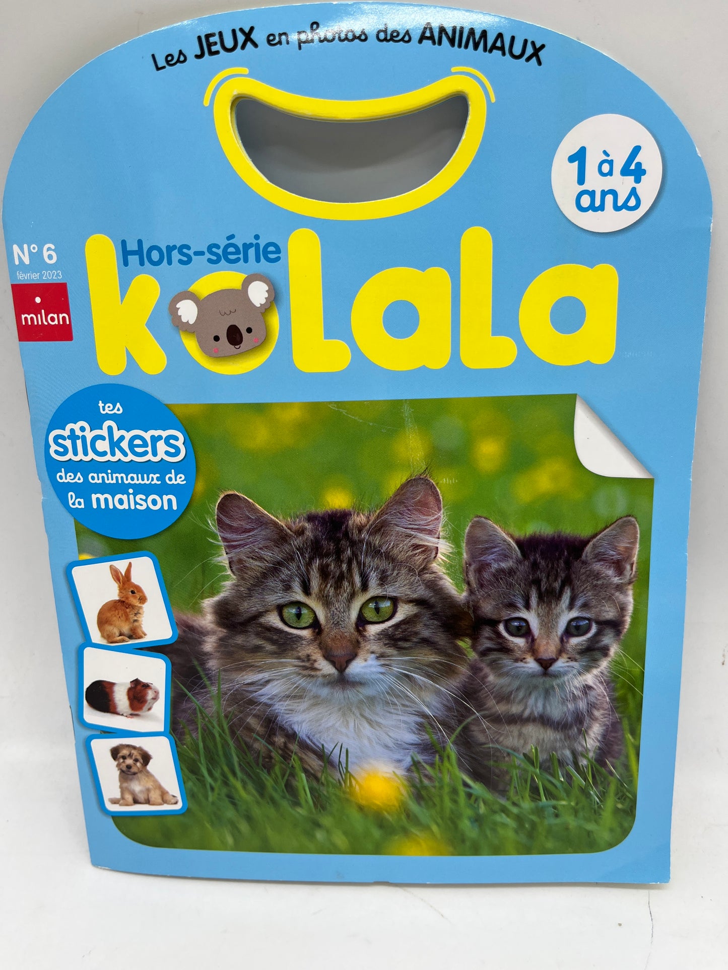 Livre d’activité Magazine Kolala Hors série numéro 6 imagier thème Les animaux de la maison Neuf