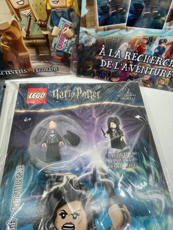 Lot de 5 livres D’activités Magazines Lego Ninjago Avec leurs figurines Neuf (Copie)