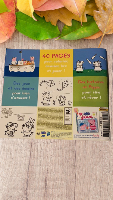 Magazine Coloriage Peppa Pig "les pirates"Neuf avec ses crayons de couleurs !