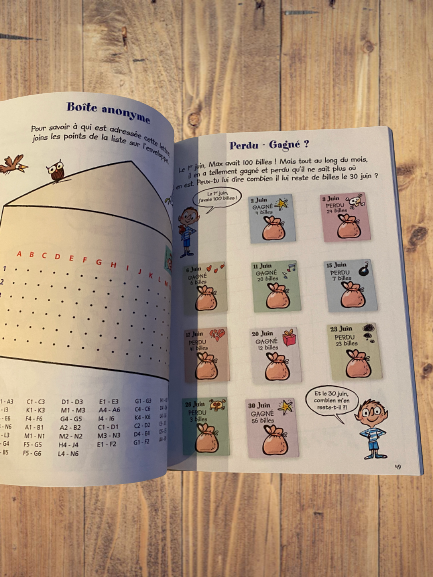 Livre activité Le grand livre-jeux 120 pages de jeux et d'activités La vie avec Max et Lili Modèle numéro 6