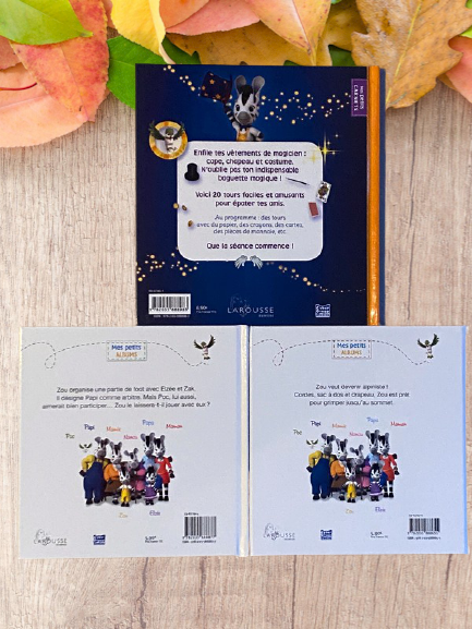 Lot de 3 livres ZOU Neuf