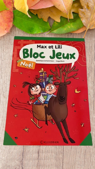 Bloc jeux Max et Lili Spécial Nöel Jeux activité Neuf