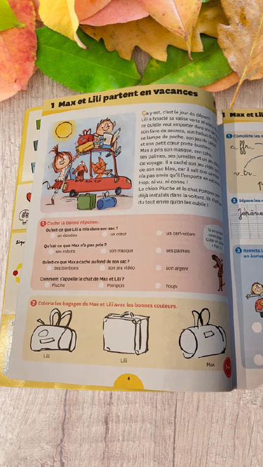 Cahier de vacances Max et Lili 6-7 ans CP/CE1 Neuf Apprends en t'amusant !