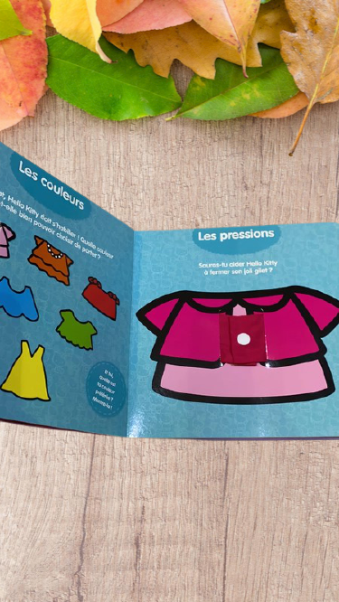 Livre Hello Kitty J'apprends à m'habiller Neuf !