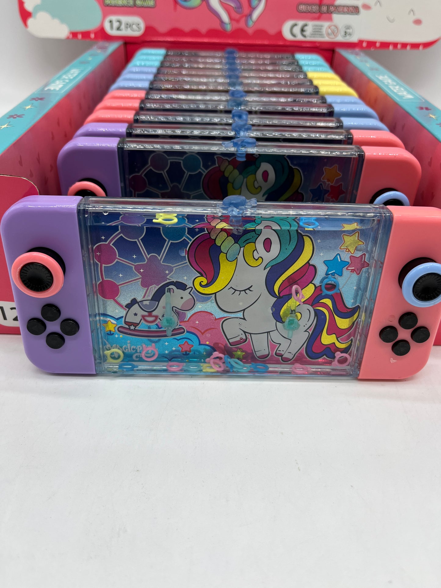 Jouet WaterGame jeu d’eau ludique en forme de switch modèle licorne 🦄 neuf avec étiquette!