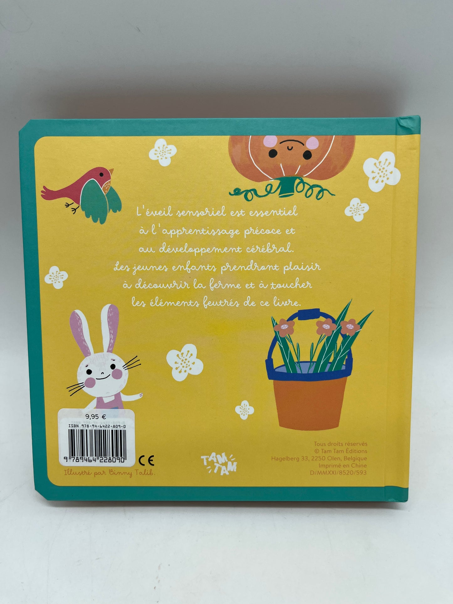 Livre Mon imagier à toucher Thème à la ferme Neuf