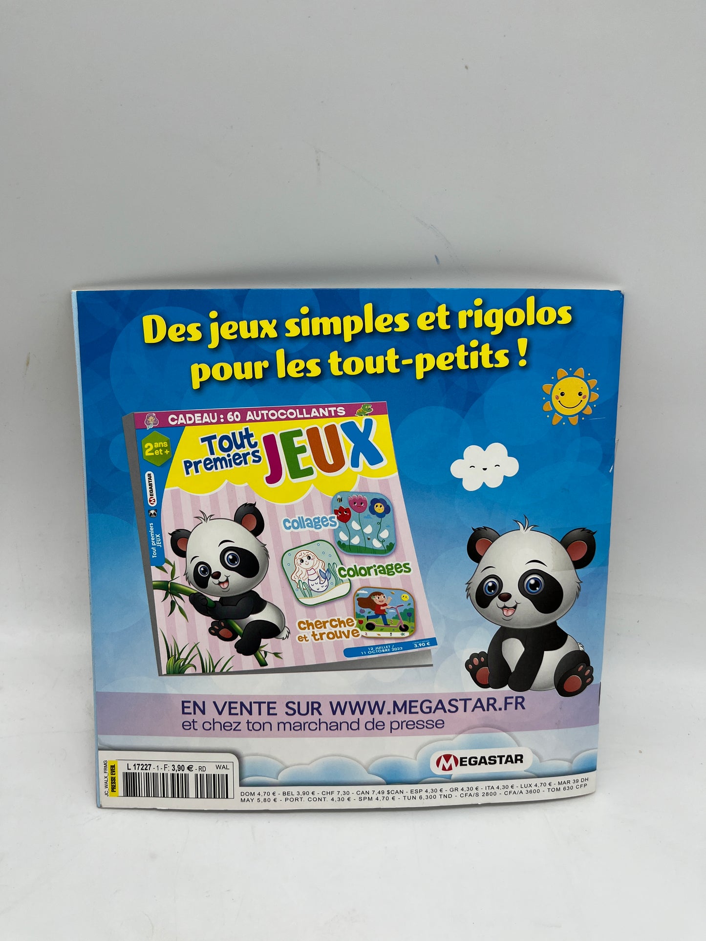 livre d’activité Magazine Mes toutes premières licornes dès 2 ans avec ses crayons de couleurs Neuf !