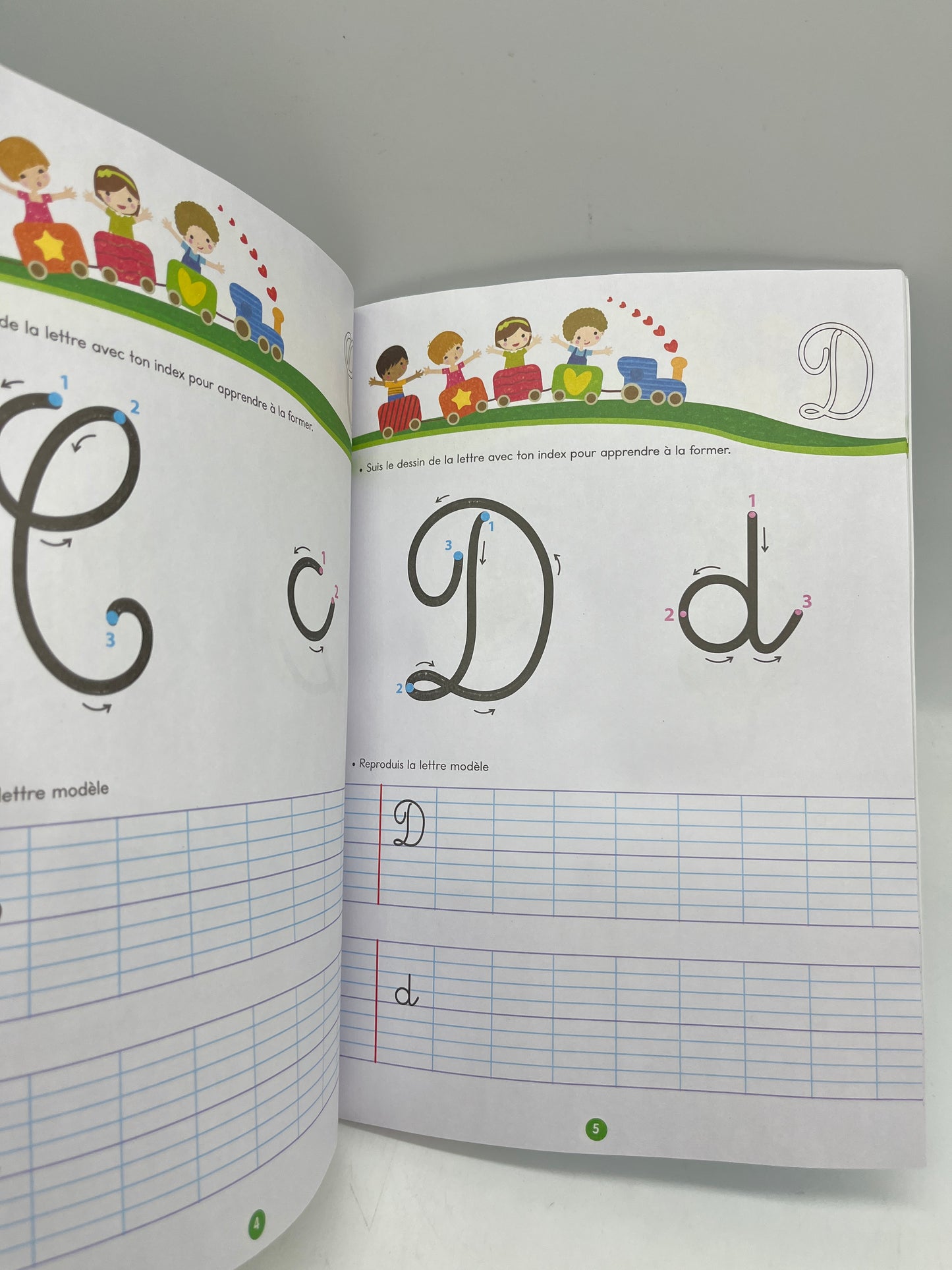 livre d’activité exercice Montessori thème l’alphabet Neuf