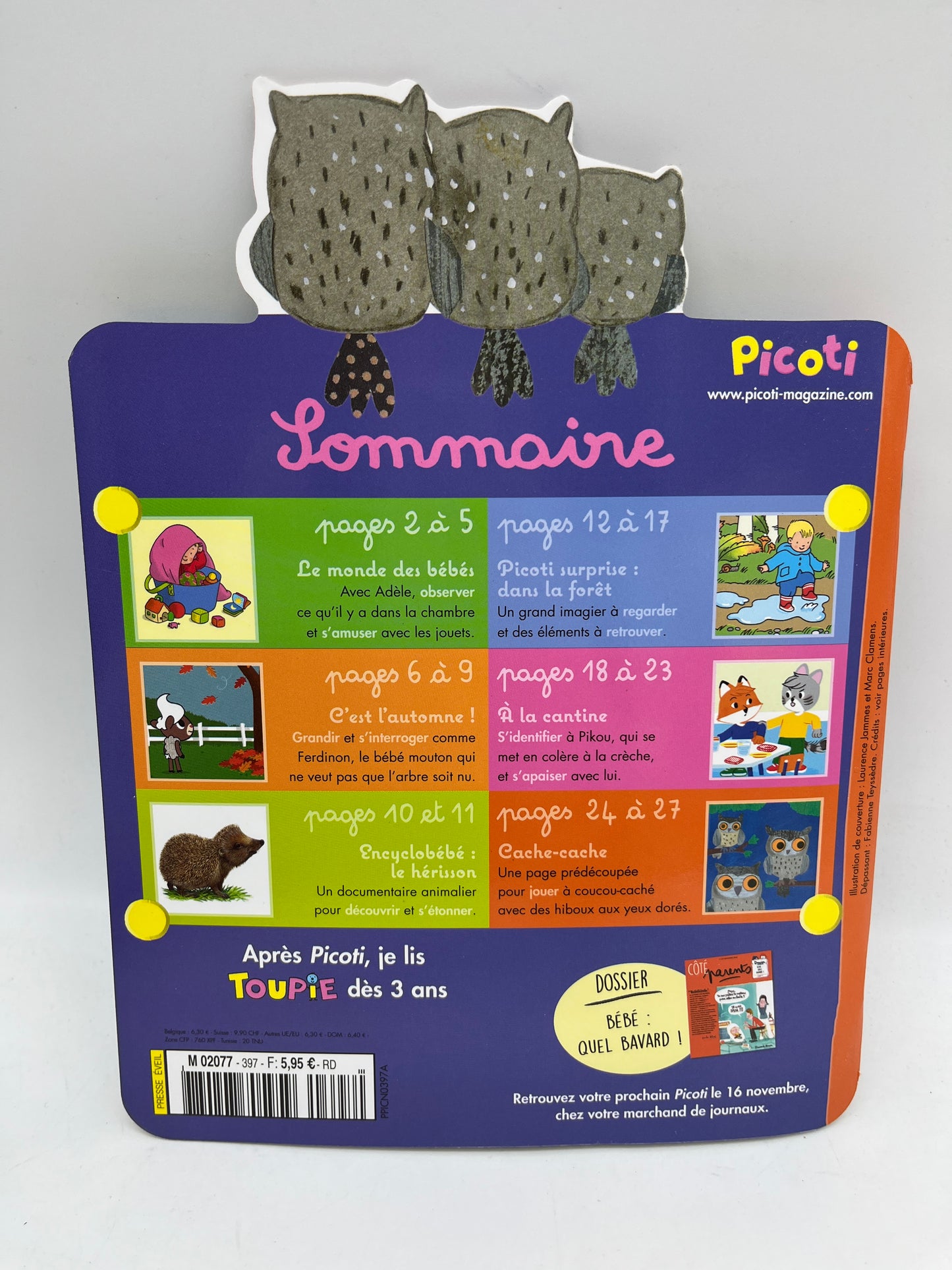 Livre d’activité Magazine Picoti Volent les petites feuilles novembre 2022 Neuf !