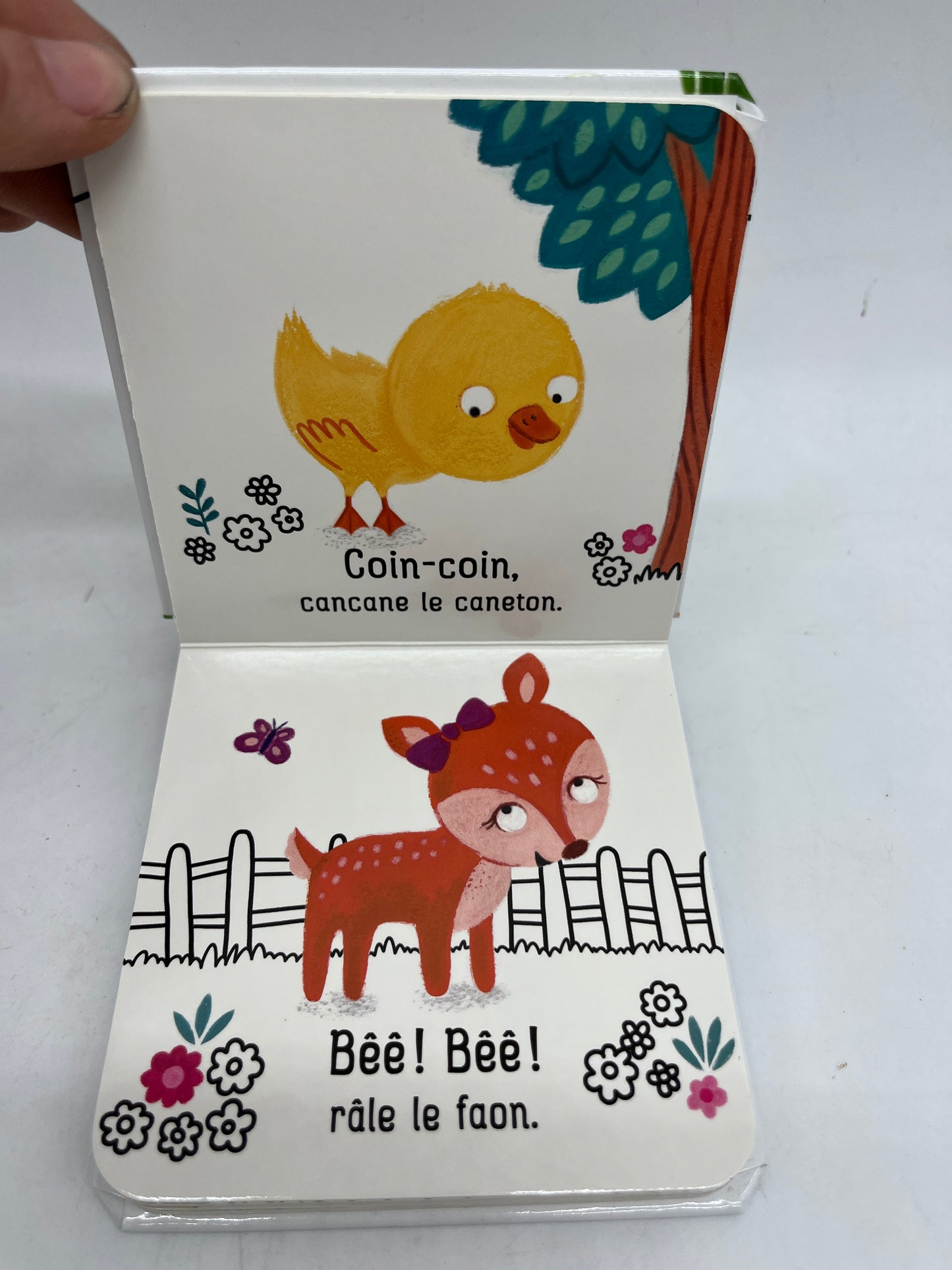 livre sonore Oh la la ça fait du bruit thème les bébés animaux format poche Neuf