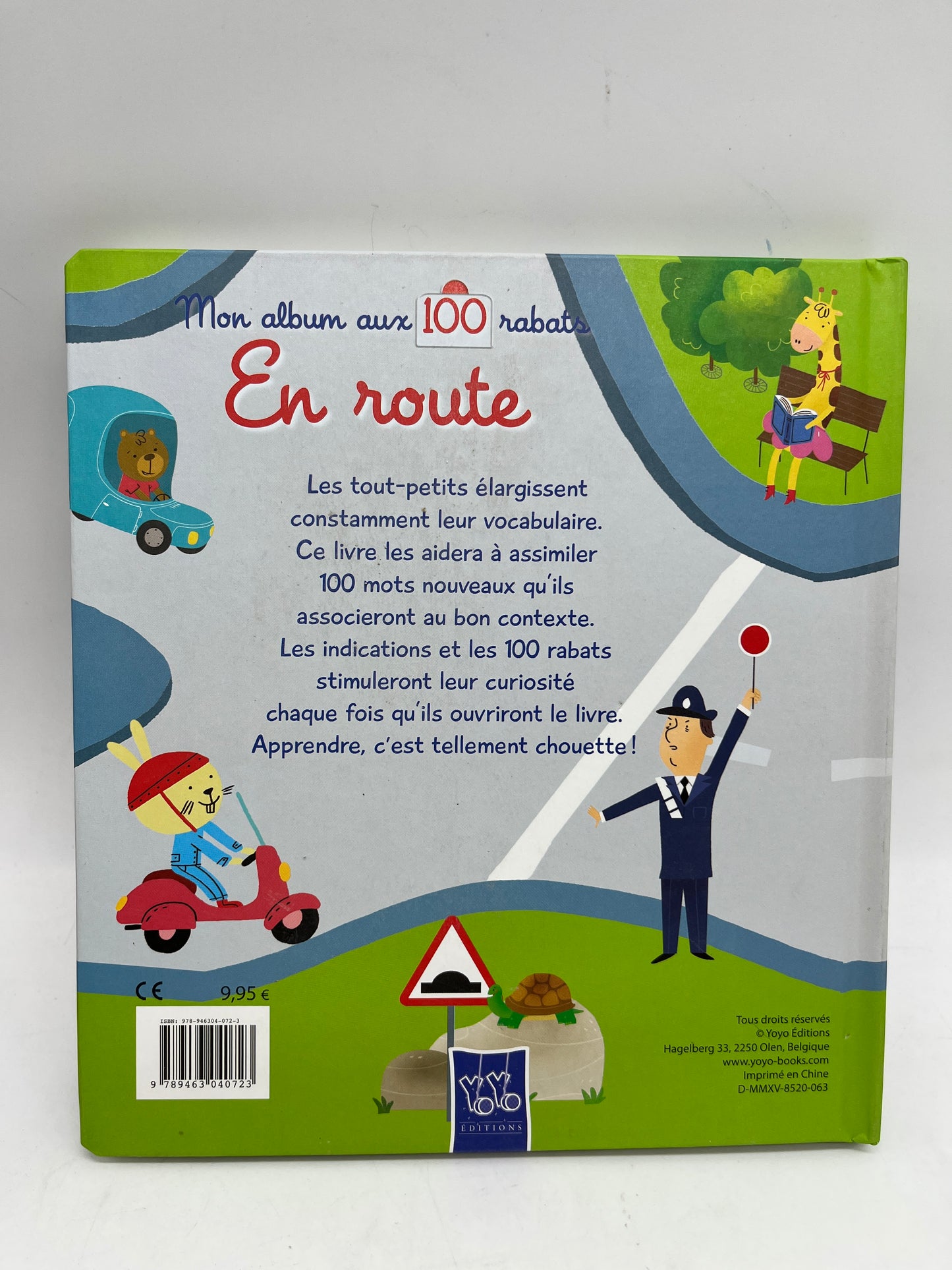 livre Cherche et trouve à Rabats Ludique Mon album avec 100 rabats thème En route Neuf