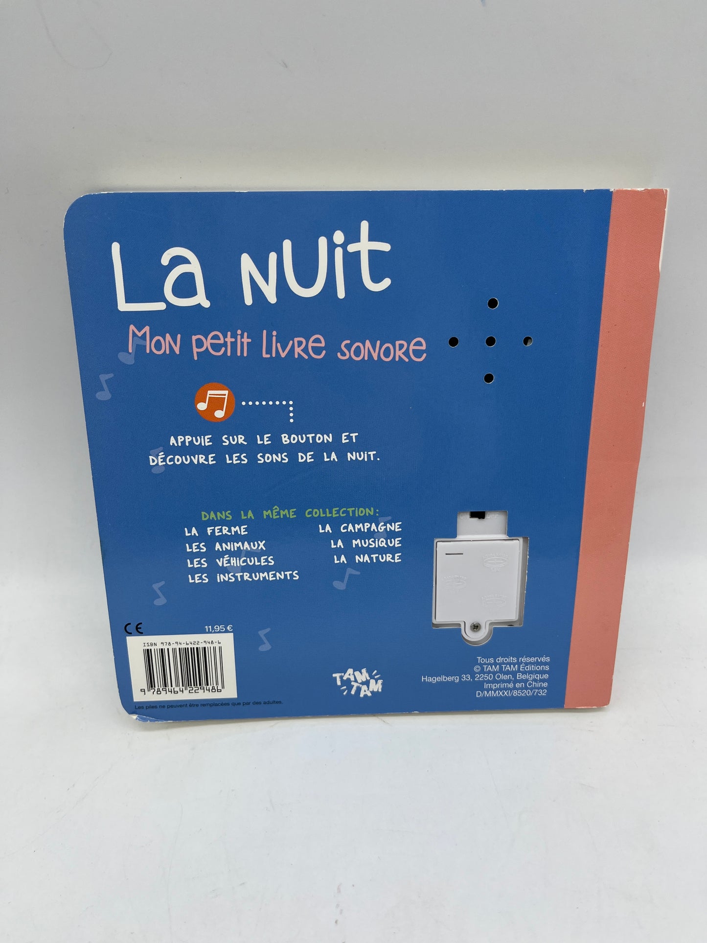 Livre Sonore Mon petit livre sonore thème la nuit ! Neuf édition Tam tam Jeunesse