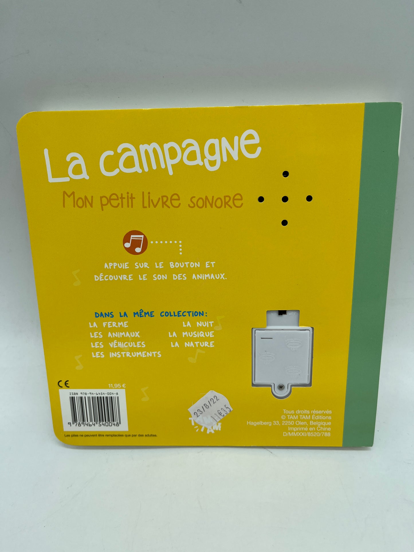 Livre Sonore Mon petit livre sonore thème la campagne ! Neuf édition Tam tam Jeunesse