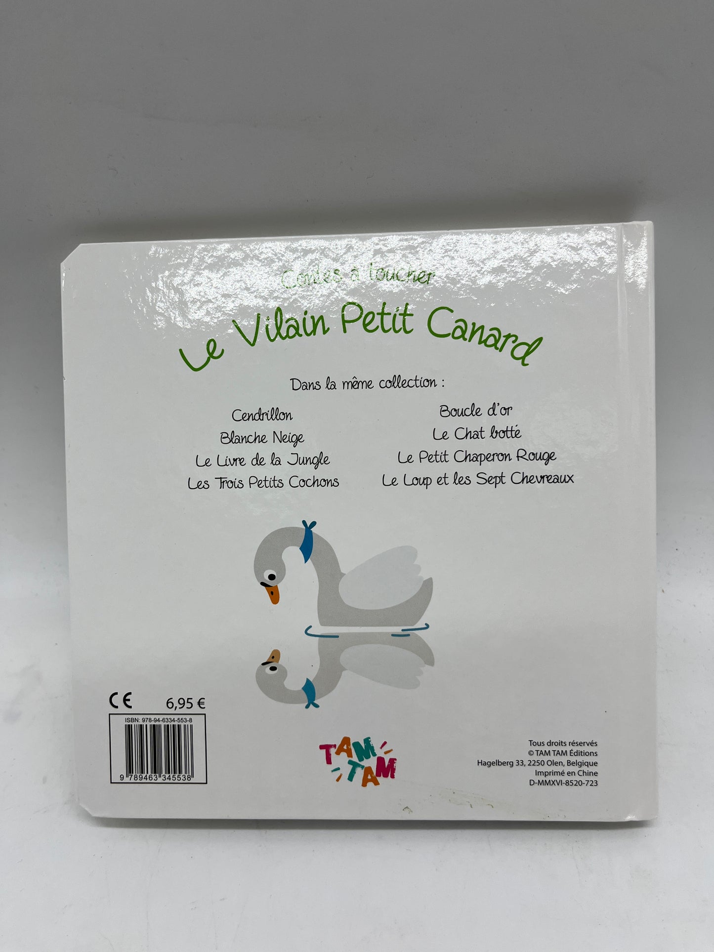 livre à toucher Ludique Les animaux Mon conte à toucher Mon vilan petit canard Neuf