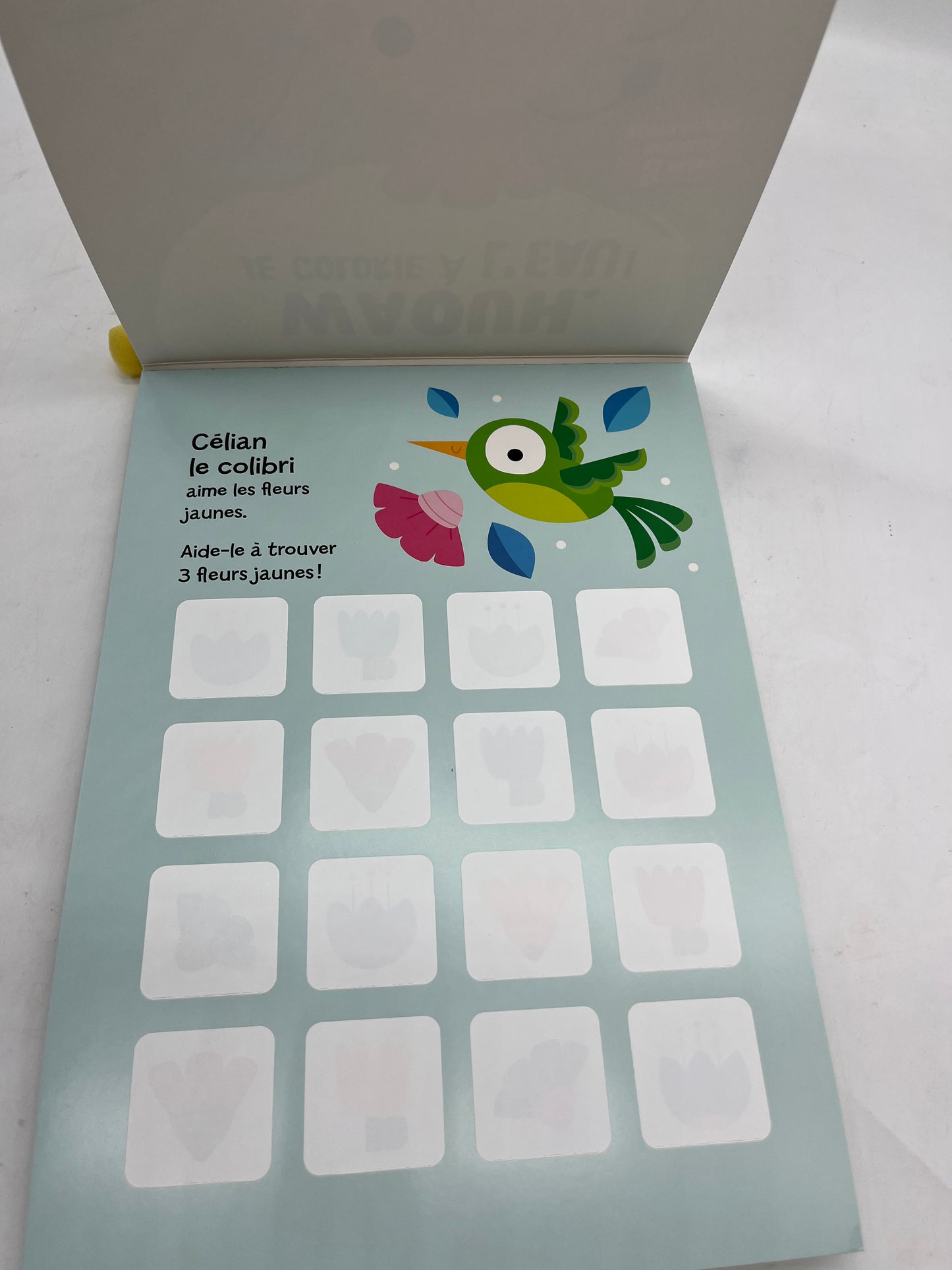 Livre d’activité magazine Wahou je colorie à’l’eau modèle vert special printemps été Neuf !