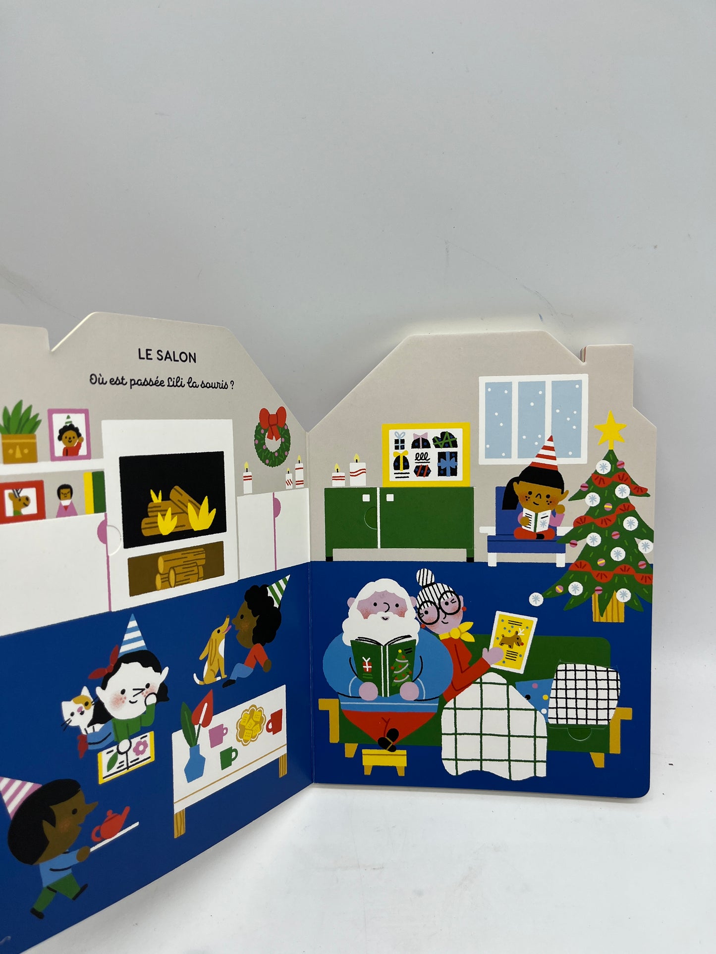 Livre La maison du père Noël édition Fleurus entièrement Cartonné Neuf