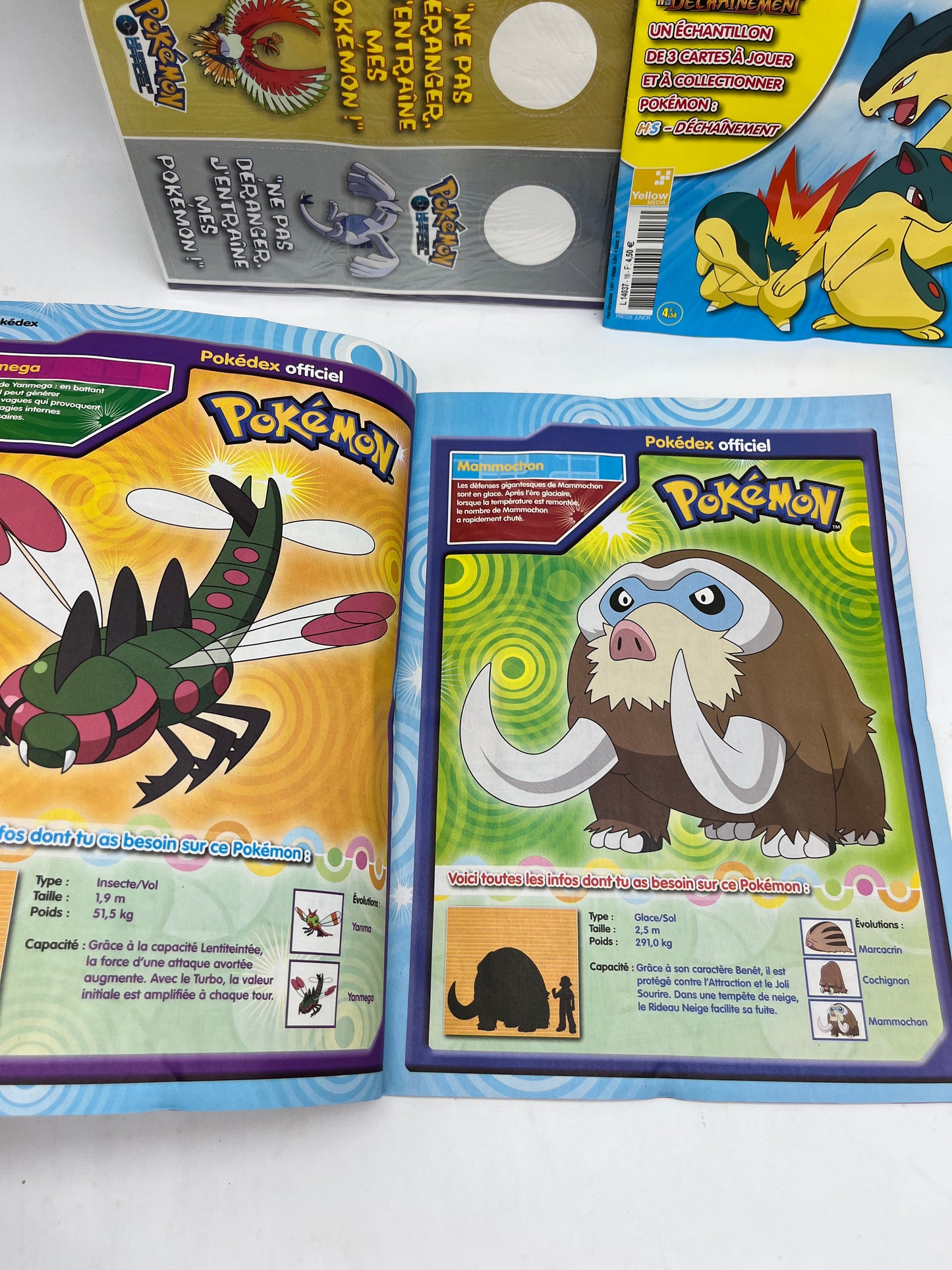 Lot de 3 Magazines Pokemon le magazine officiel ancien modèle neuf