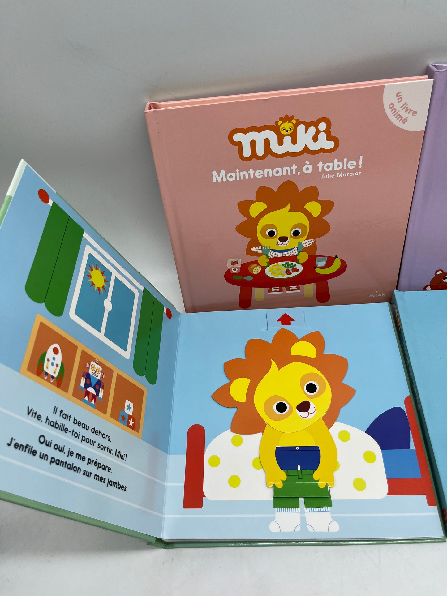 Lot de 4 livres Ludique Mon livre animé avec tirette Neuf
