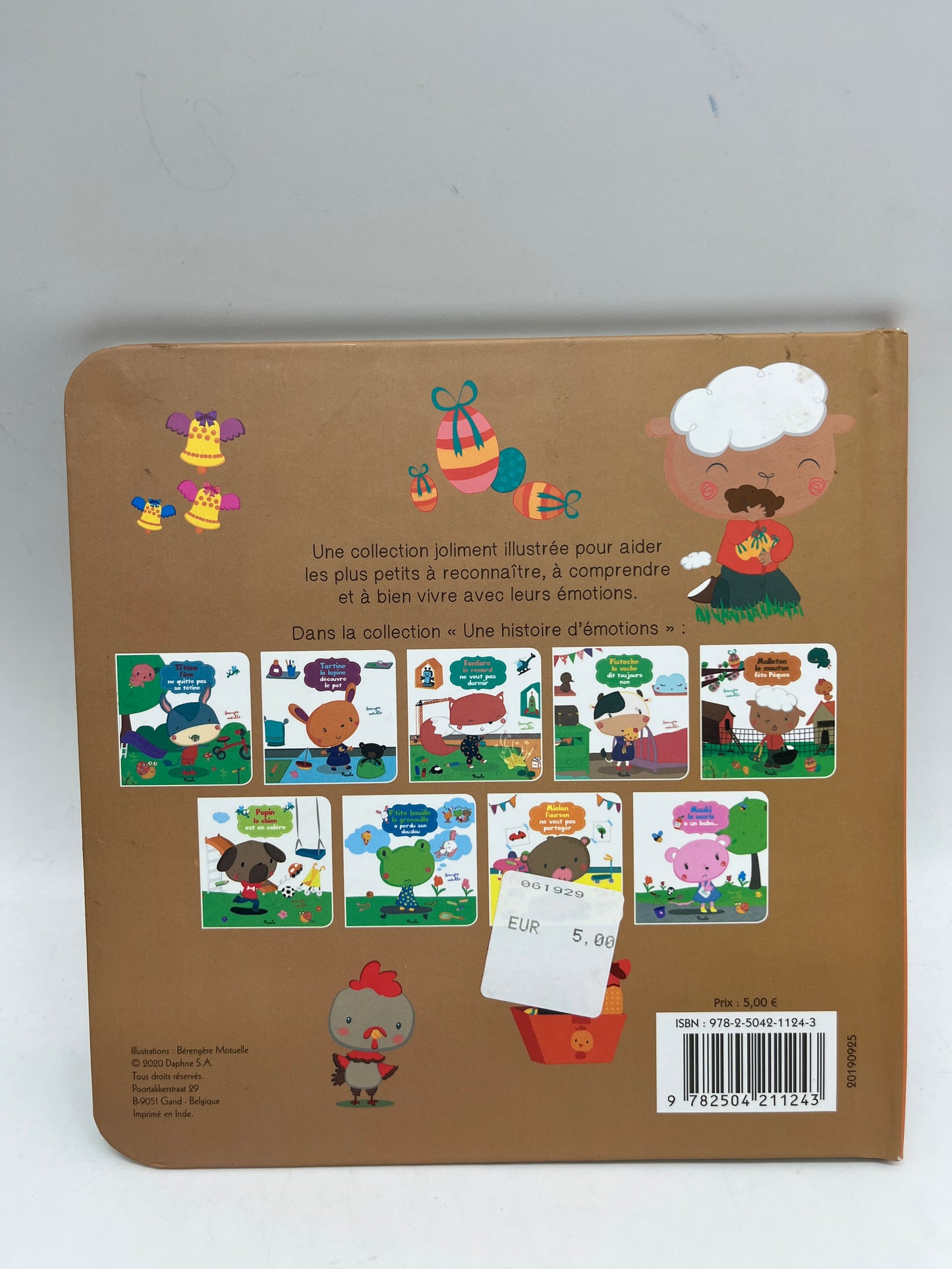 Livre Molleton le mouton fête Pâques spécial Pâques 🐣 Neuf