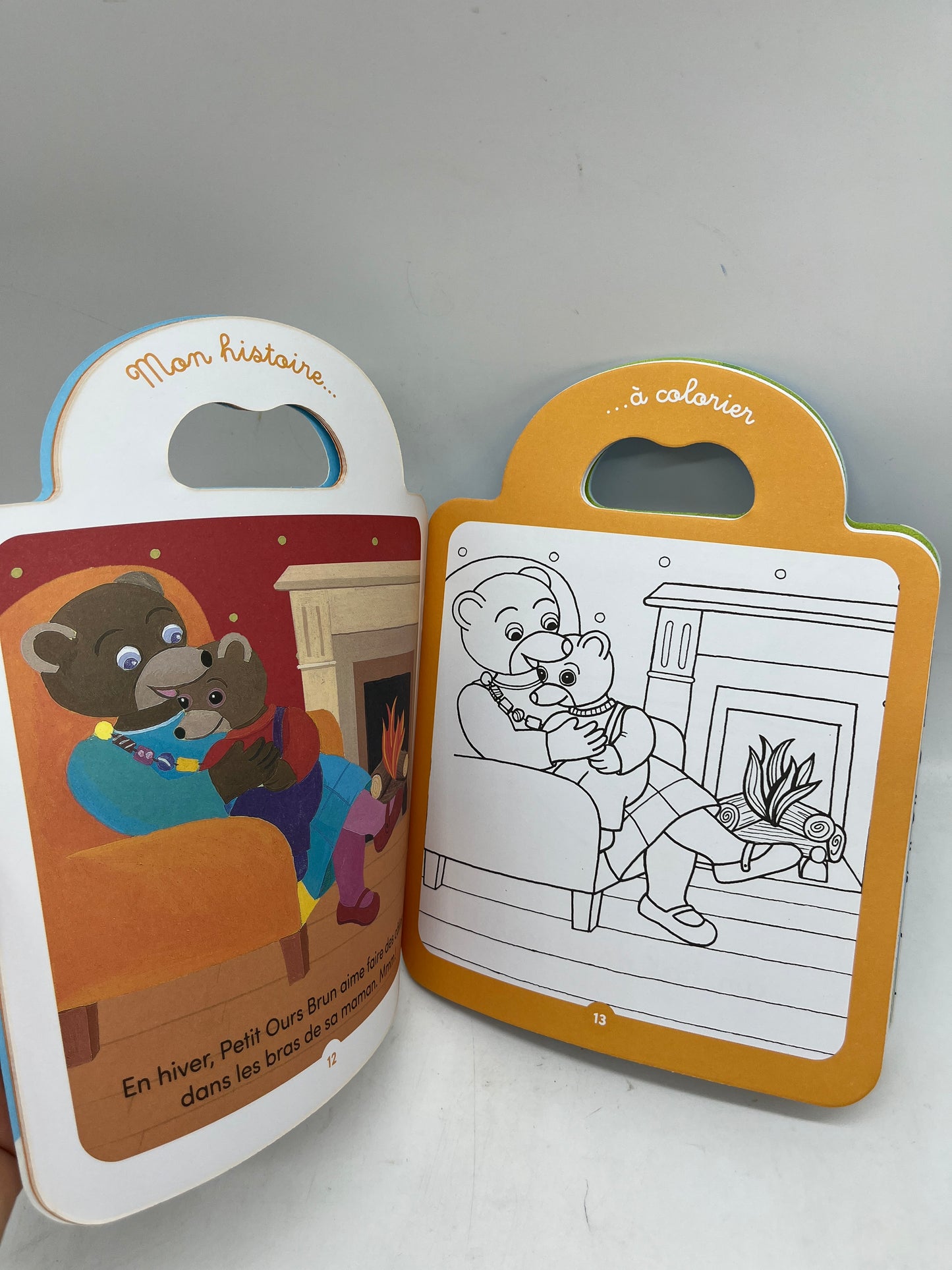 Livre d’activité Magazines Je colorie avec Petit ours brun thème carnaval avec ses crayons Neuf