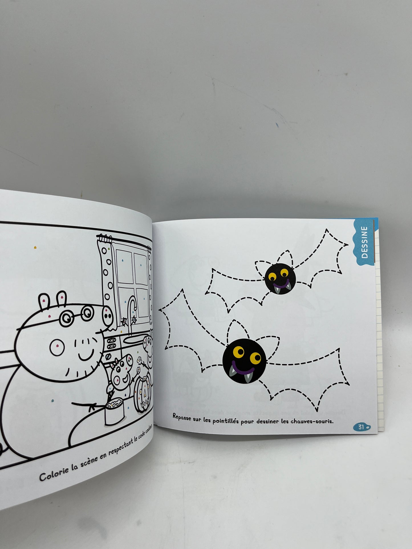 Livre d’activité magazines Peppa pig Vive l’école Neuf