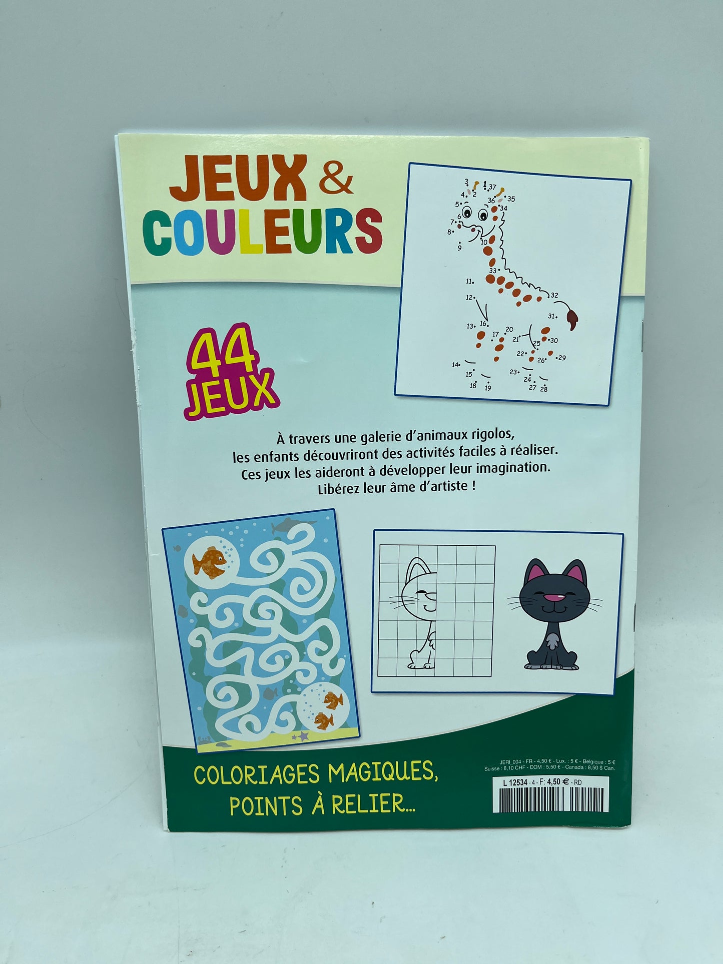 Livre d’activité Magazine cahier de jeux de printemps Hors series 50 gommettes Petit ours brun Jeu activité histoire… idéal 3/7ans
