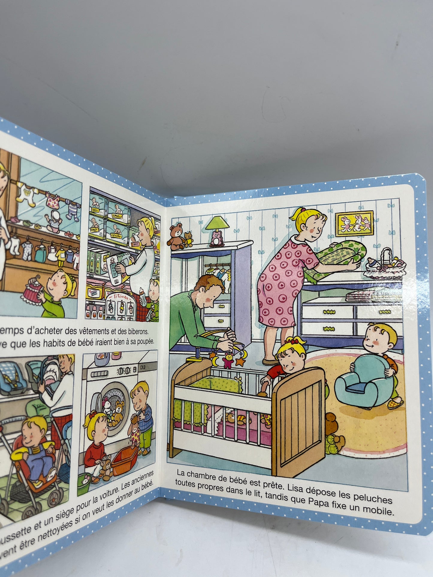 livre Imagerie des touts petits Éditions Fleurus thème attendre un bébé Neuf jamais ouvert
