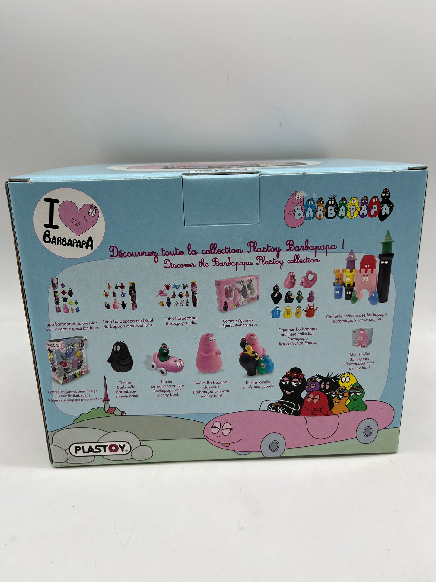 Coffret Tirelire Barbapapa modèle voiture Neuf Plastoy