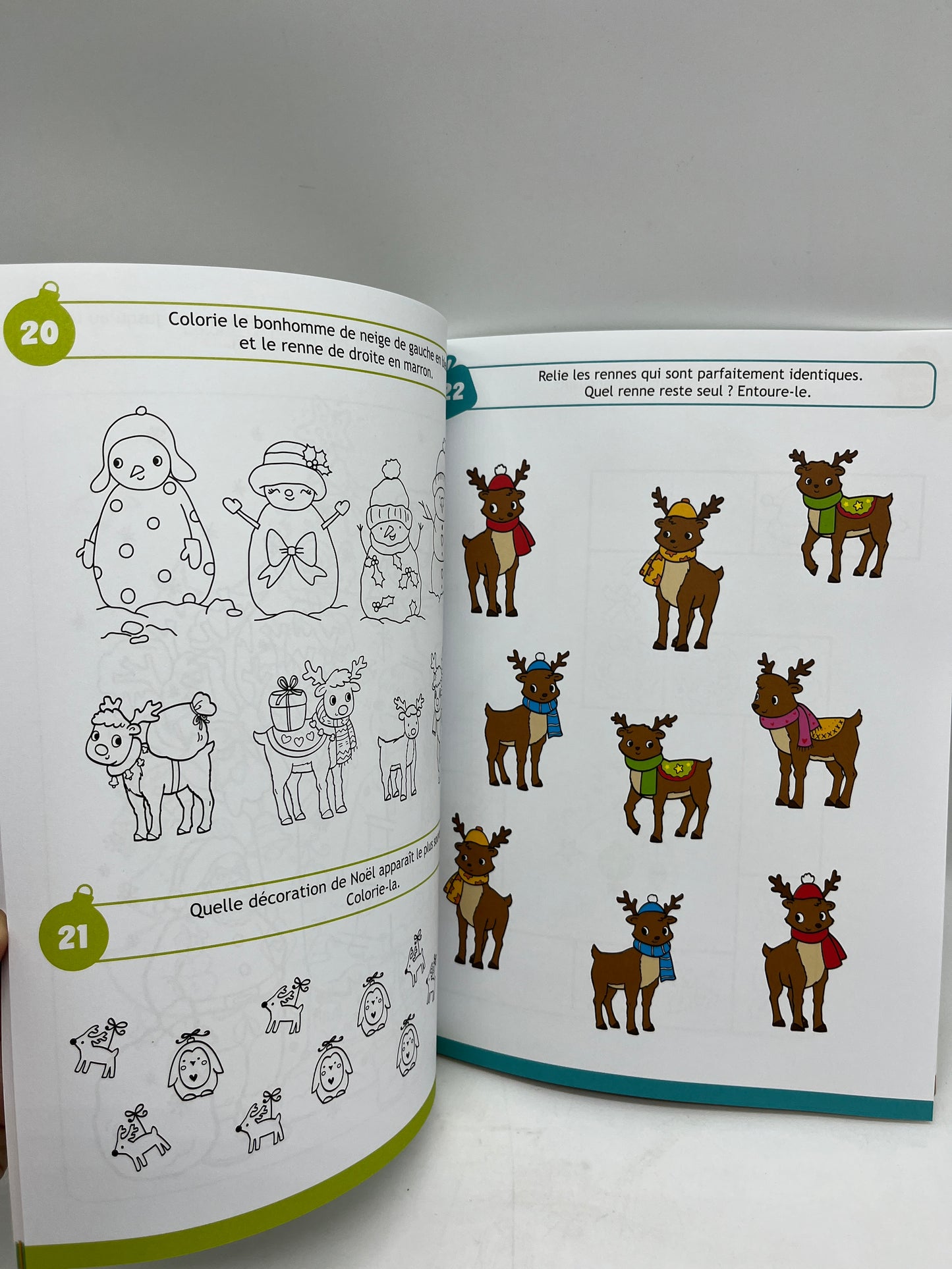 livre d’activite 100 jeux amusant Joyeux Noël spécial Noël Neuf dès 4 ans on