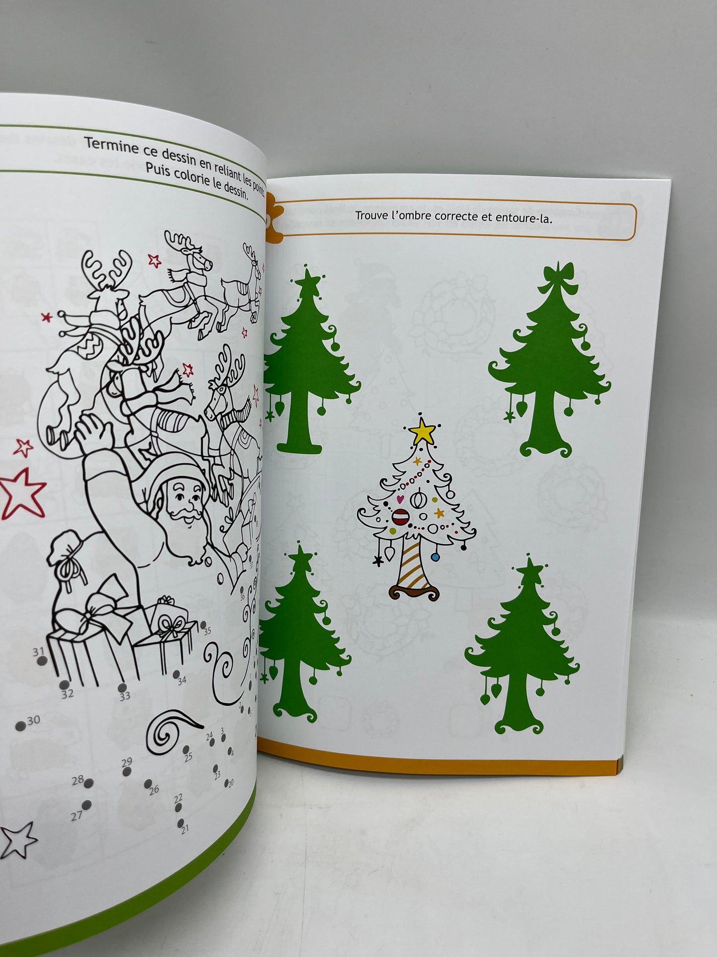 livre d’activite 100 jeux amusant Joyeux Noël spécial Noël Neuf dès 4 ans on